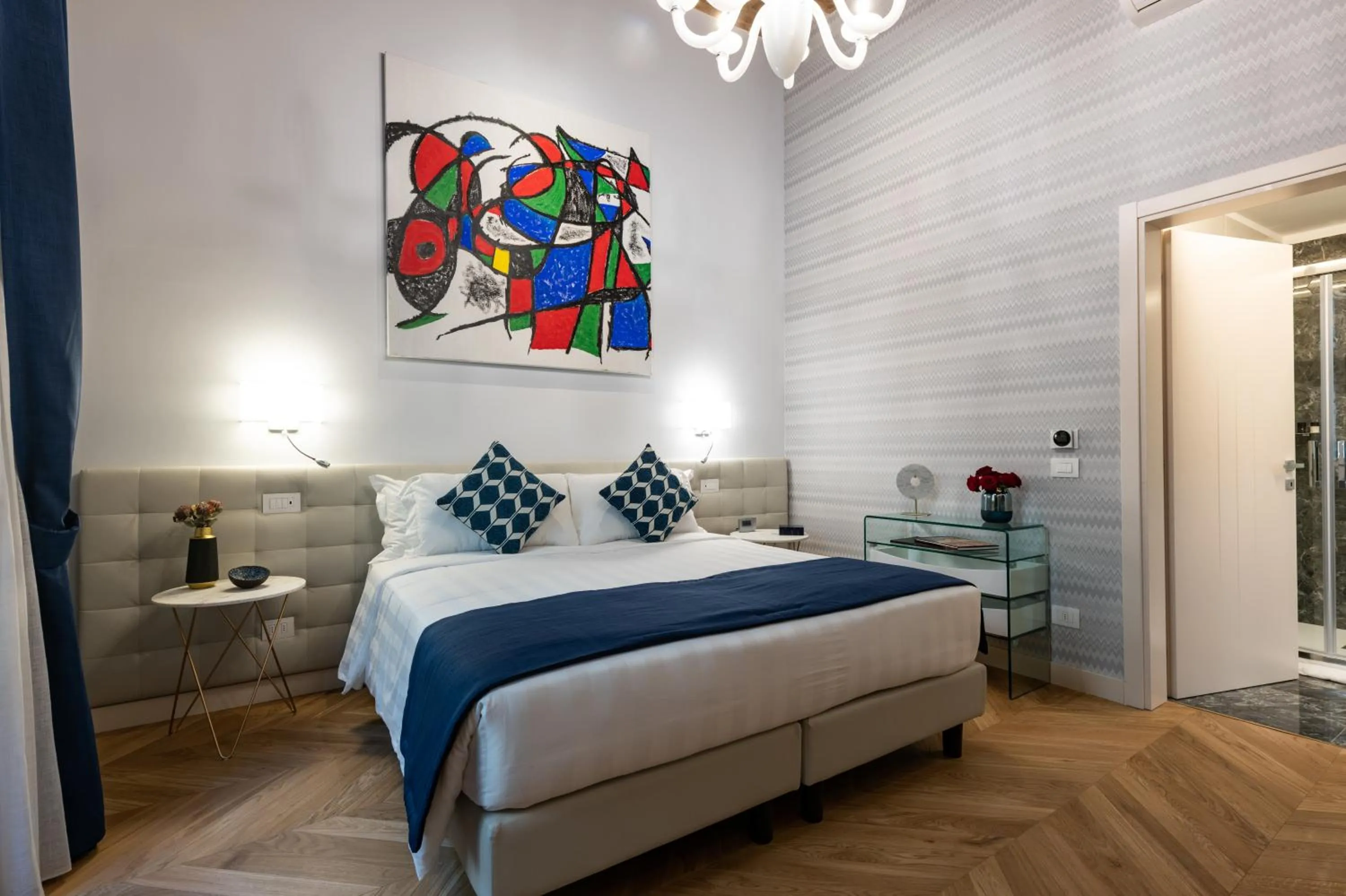 Bed in Kairos by Florence Art Apartments