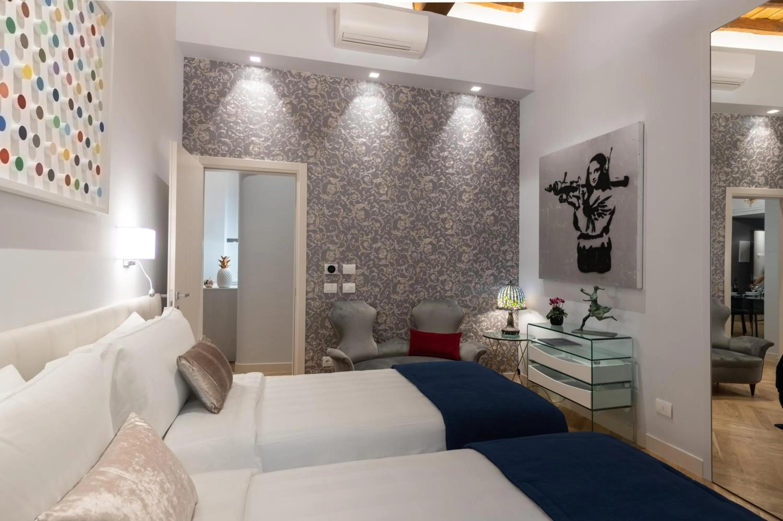 Bedroom, Bed in Kairos by Florence Art Apartments