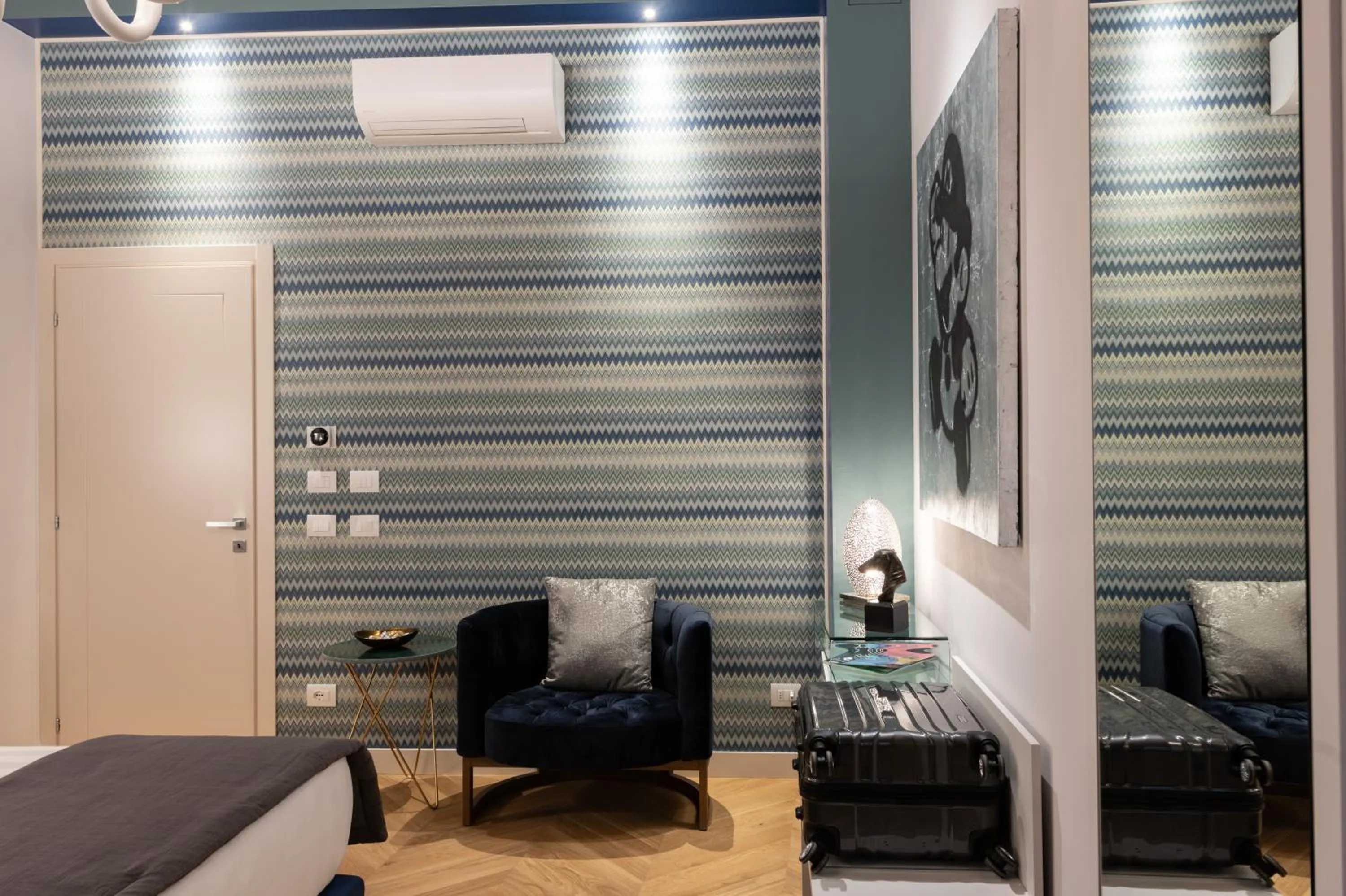 Seating area in Kairos by Florence Art Apartments