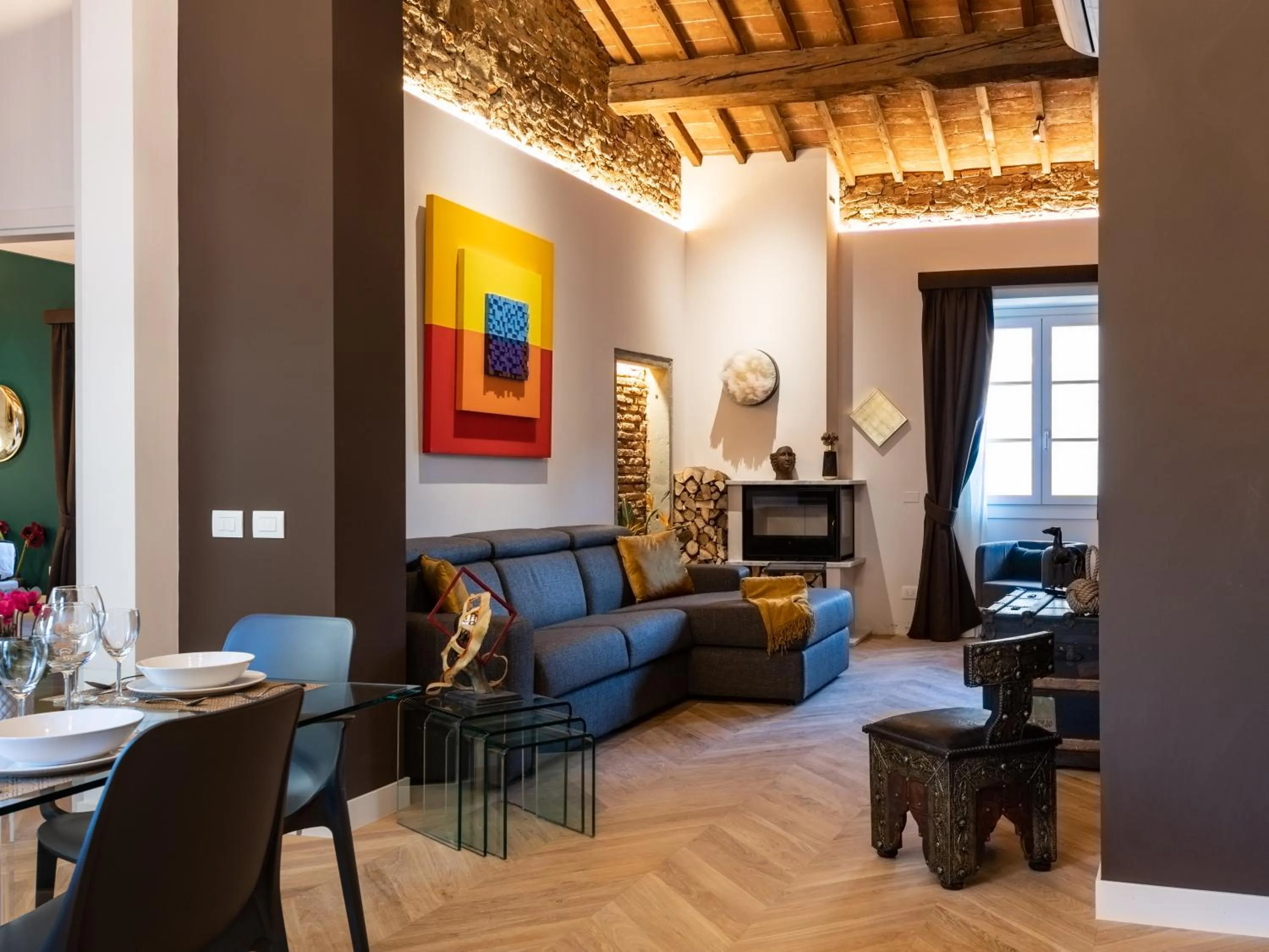 Living room in Kairos by Florence Art Apartments