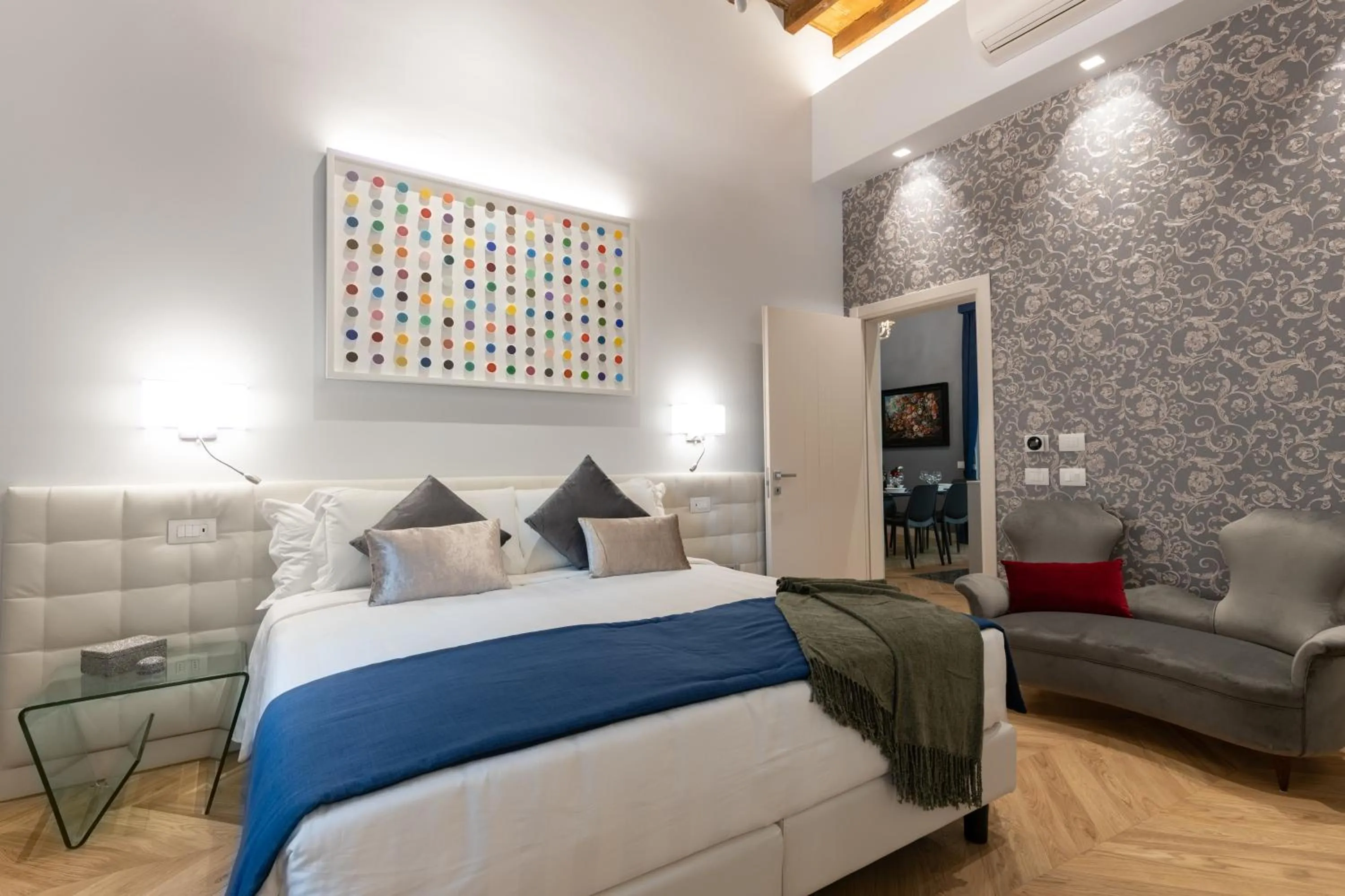 Bed in Kairos by Florence Art Apartments