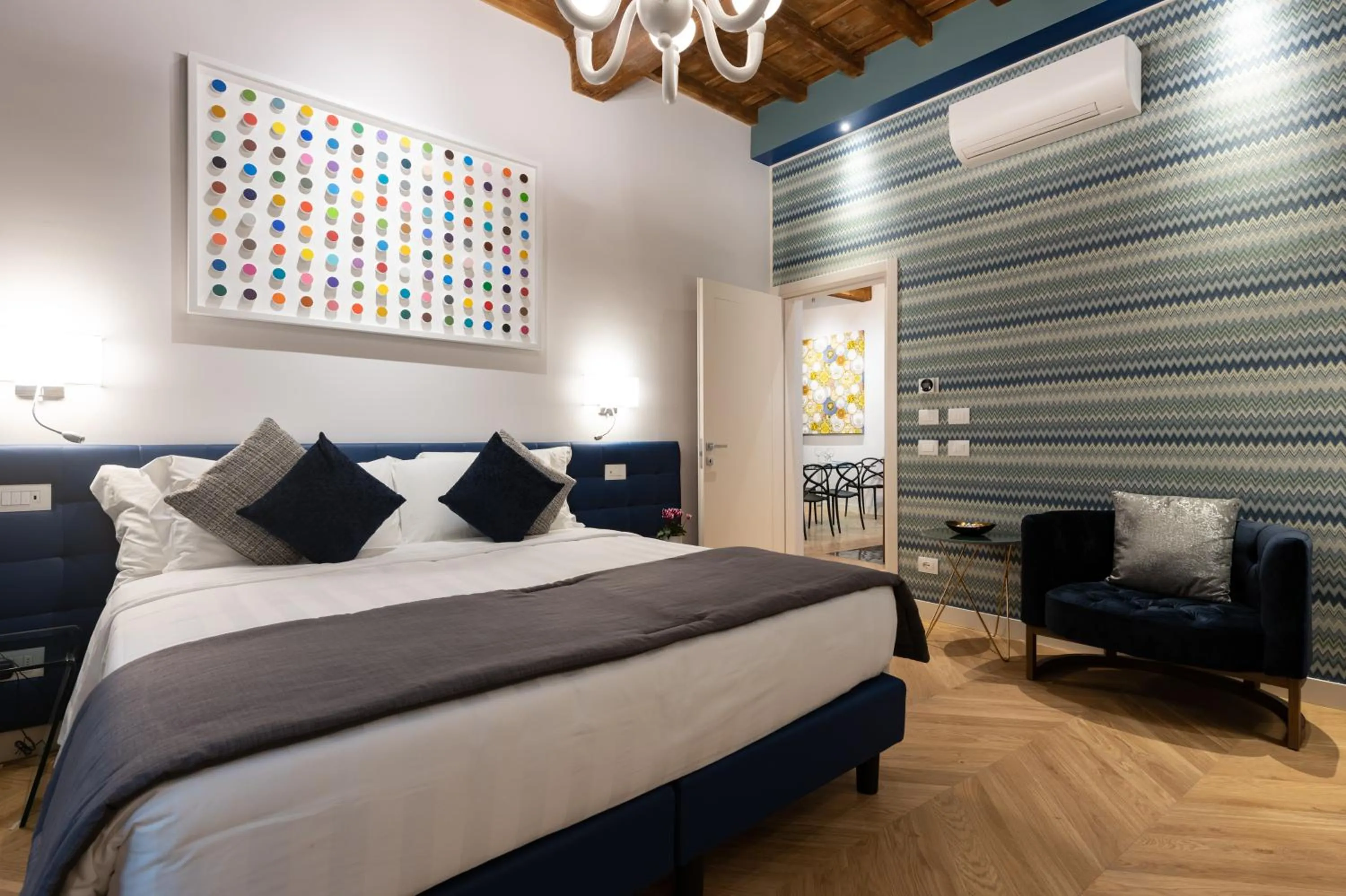 Bed in Kairos by Florence Art Apartments