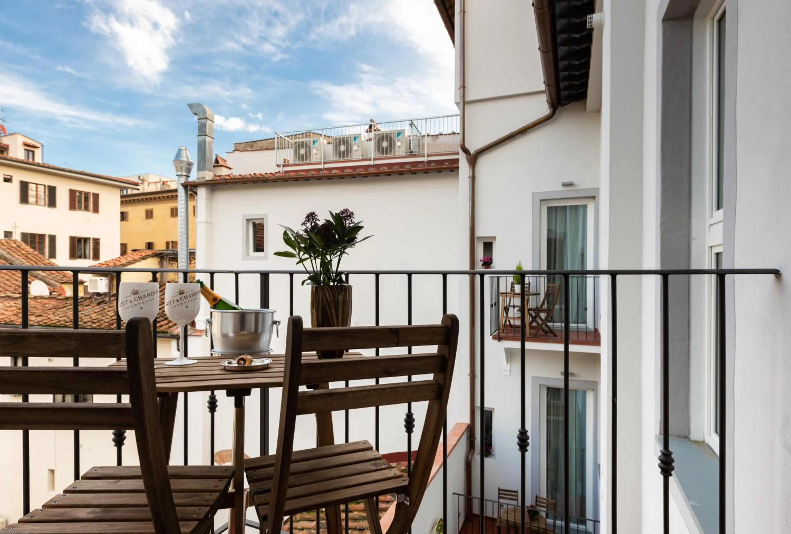 Balcony/Terrace in Kairos by Florence Art Apartments