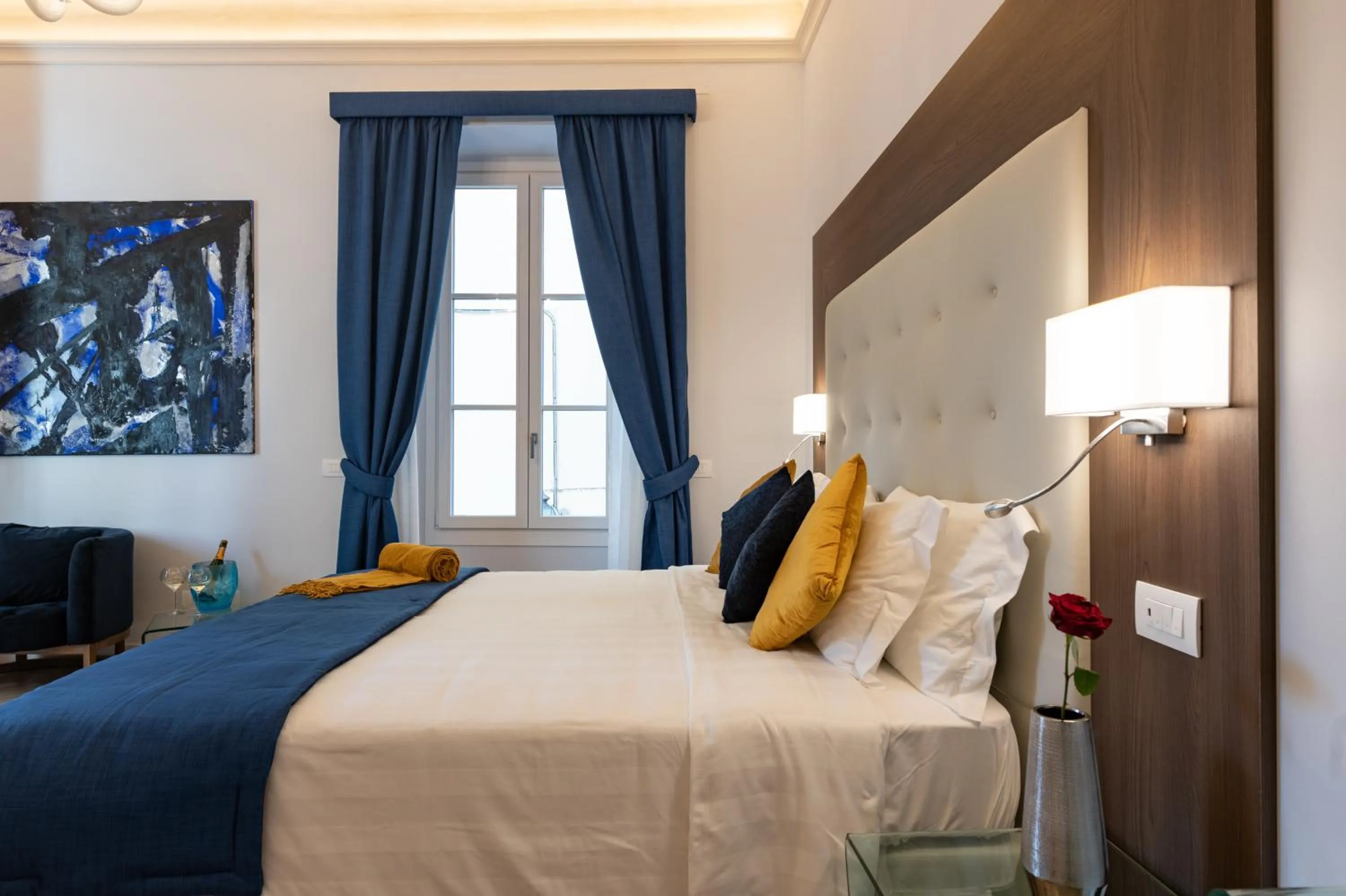 Bed in Kairos by Florence Art Apartments