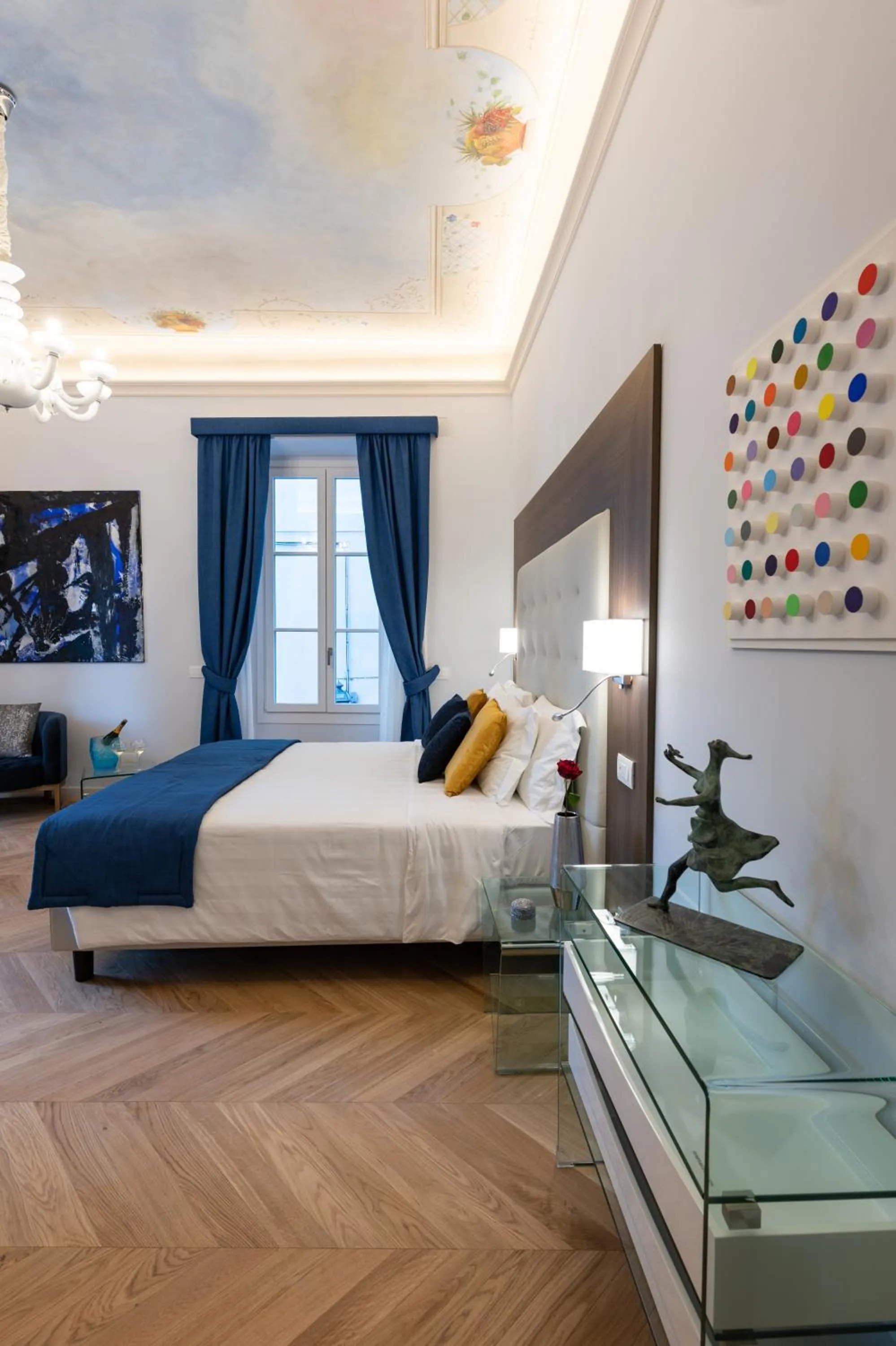 Bed in Kairos by Florence Art Apartments