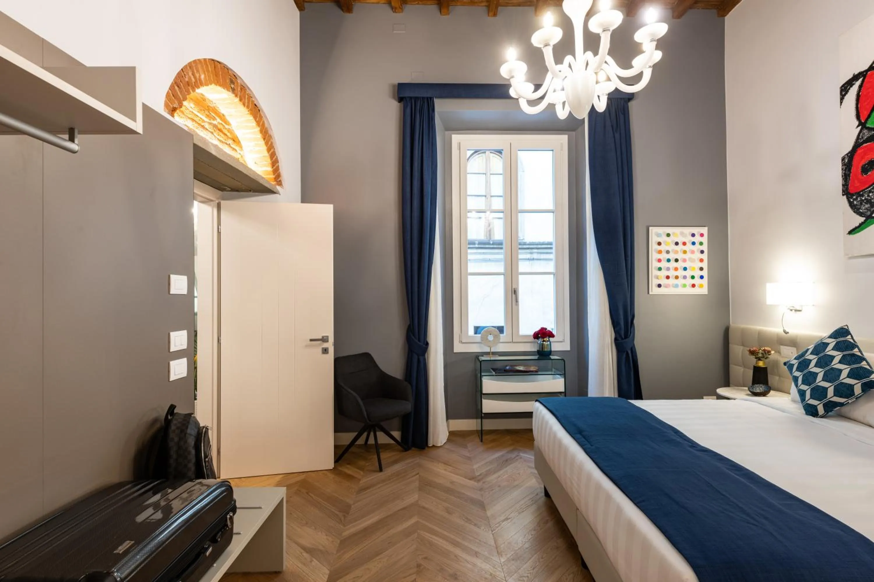 Bed in Kairos by Florence Art Apartments