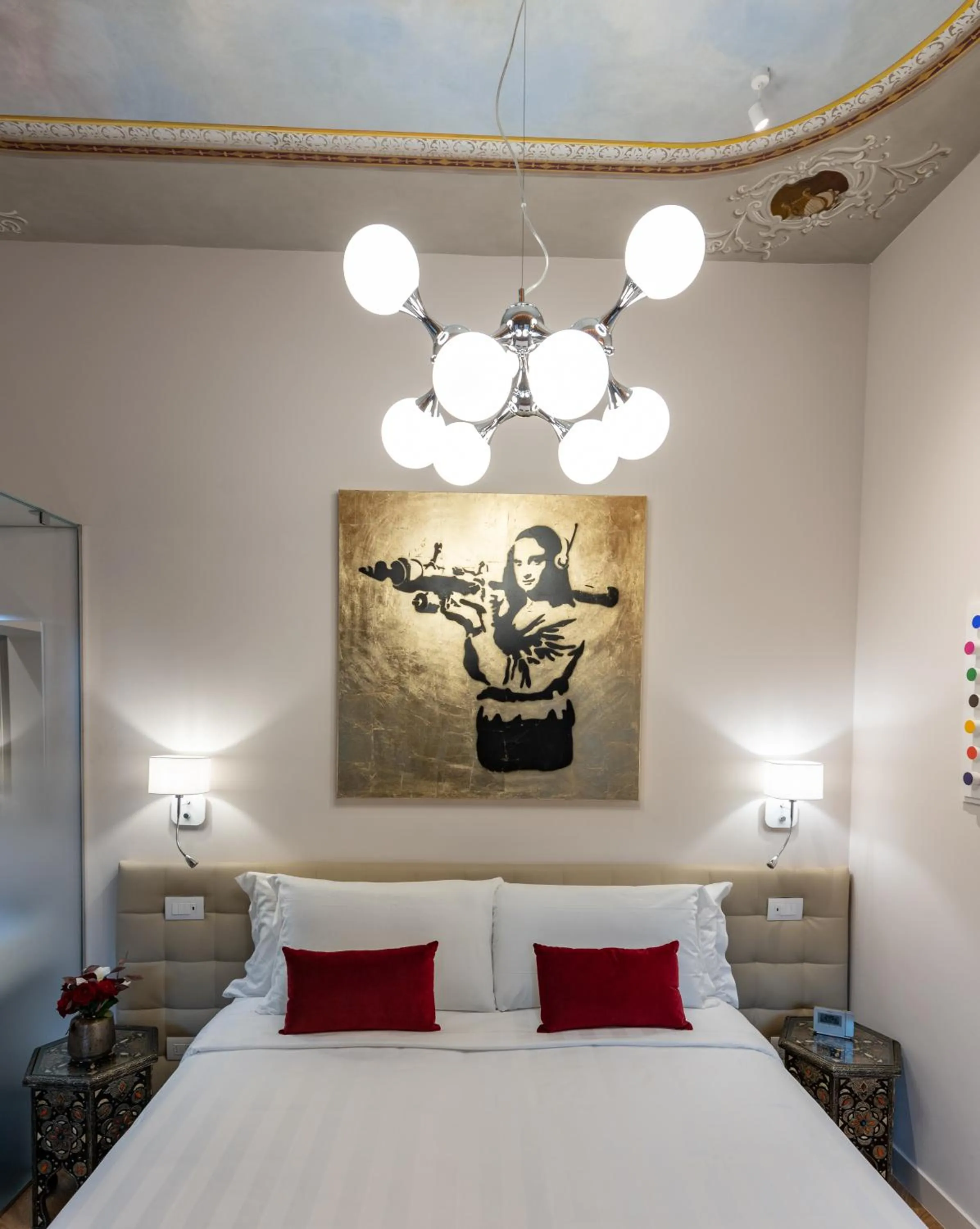 Bed in Kairos by Florence Art Apartments