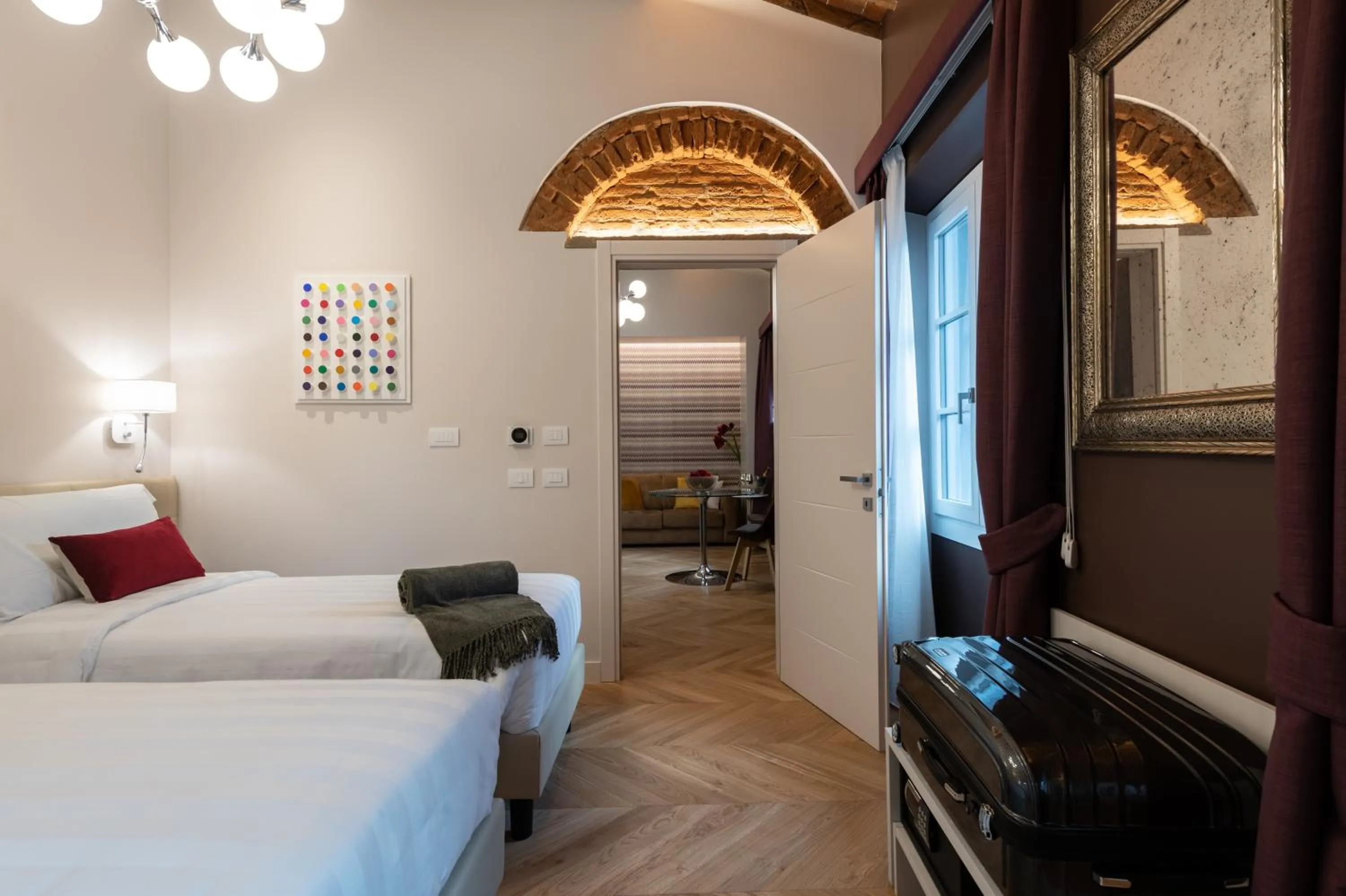 Bed in Kairos by Florence Art Apartments