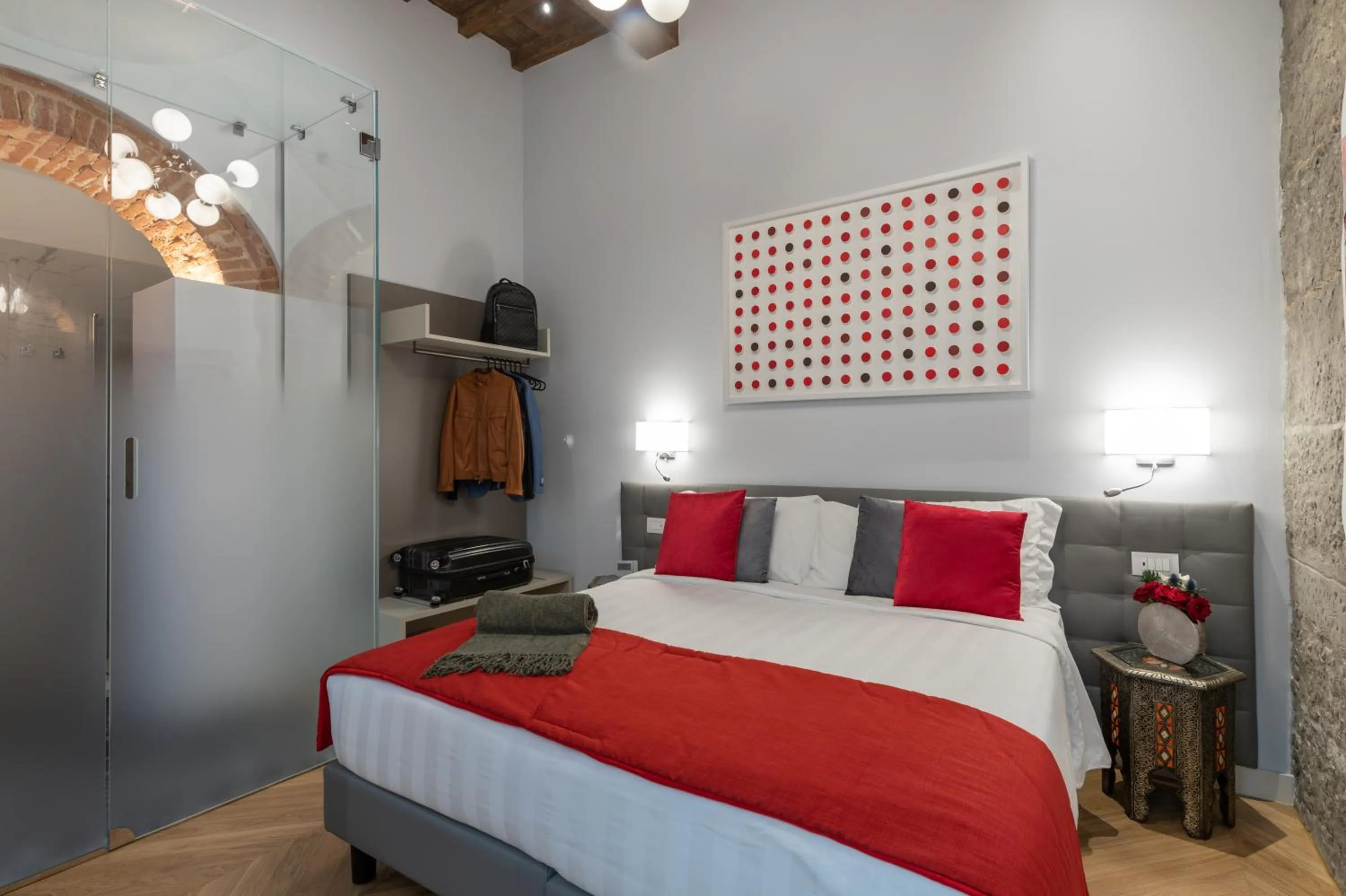 Bed in Kairos by Florence Art Apartments