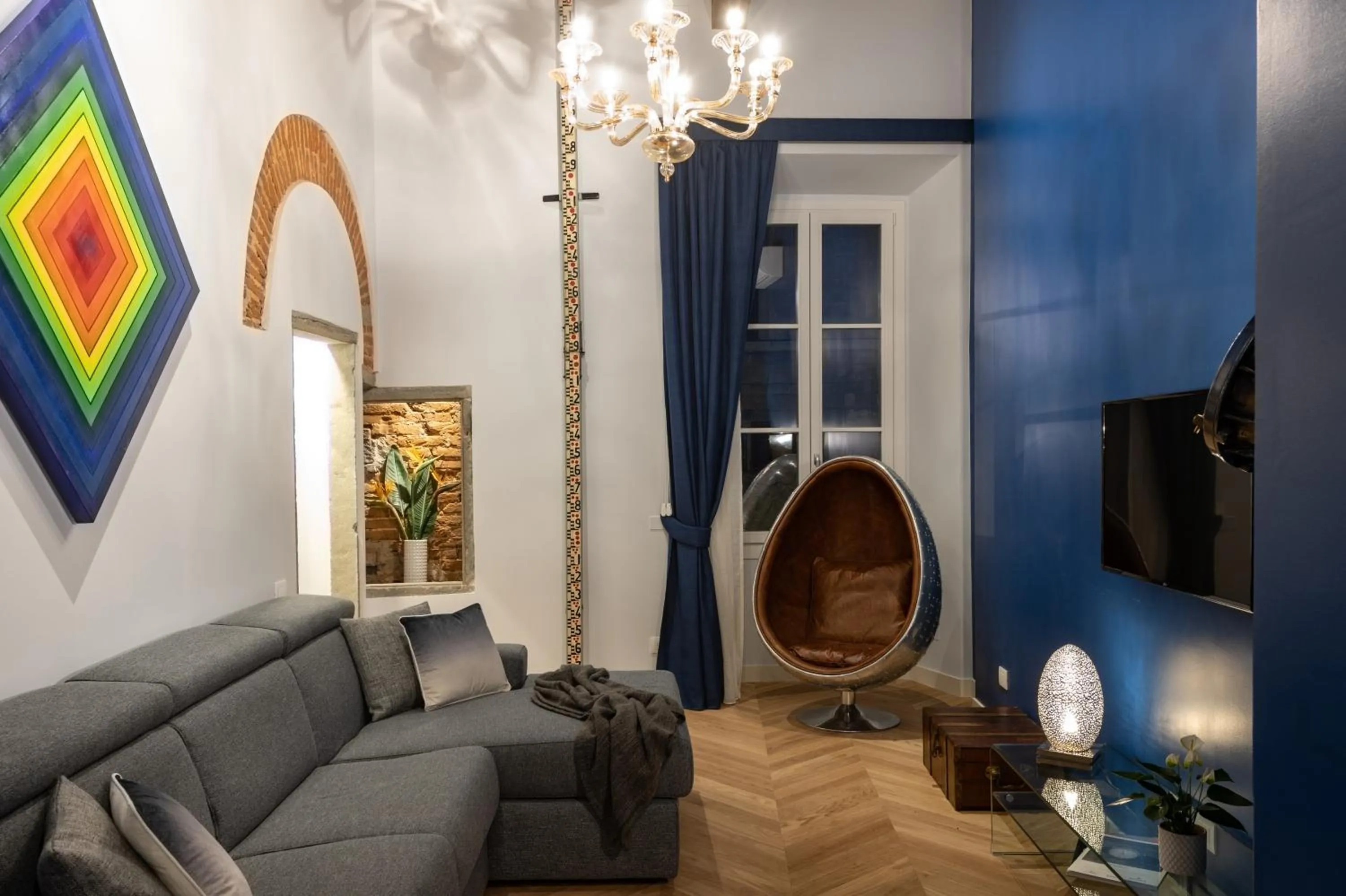 Living room in Kairos by Florence Art Apartments