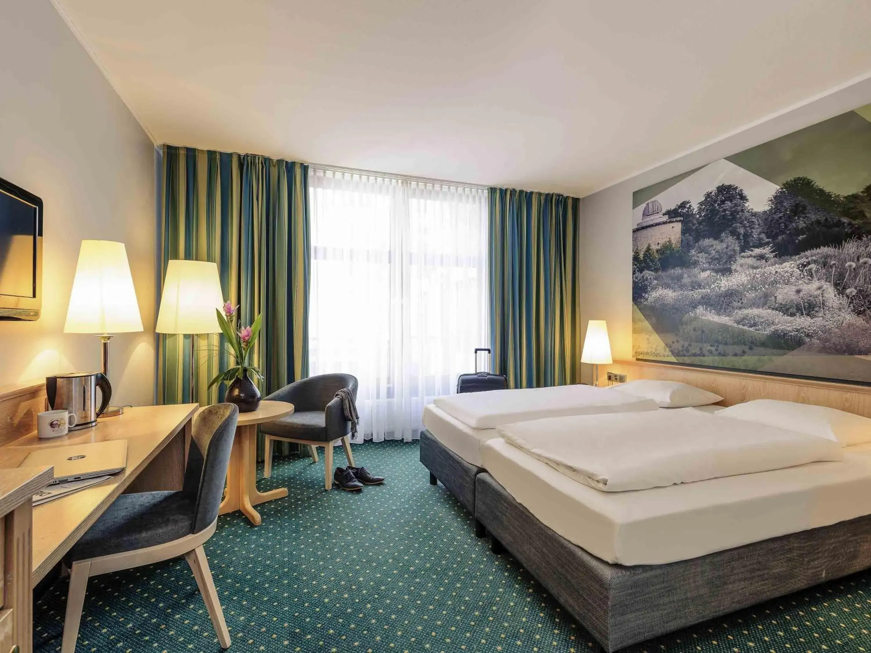 Bedroom, Bed in Mercure Hotel Erfurt Altstadt Bedroom, Bed in Mercure Hotel Erfurt Altstadt