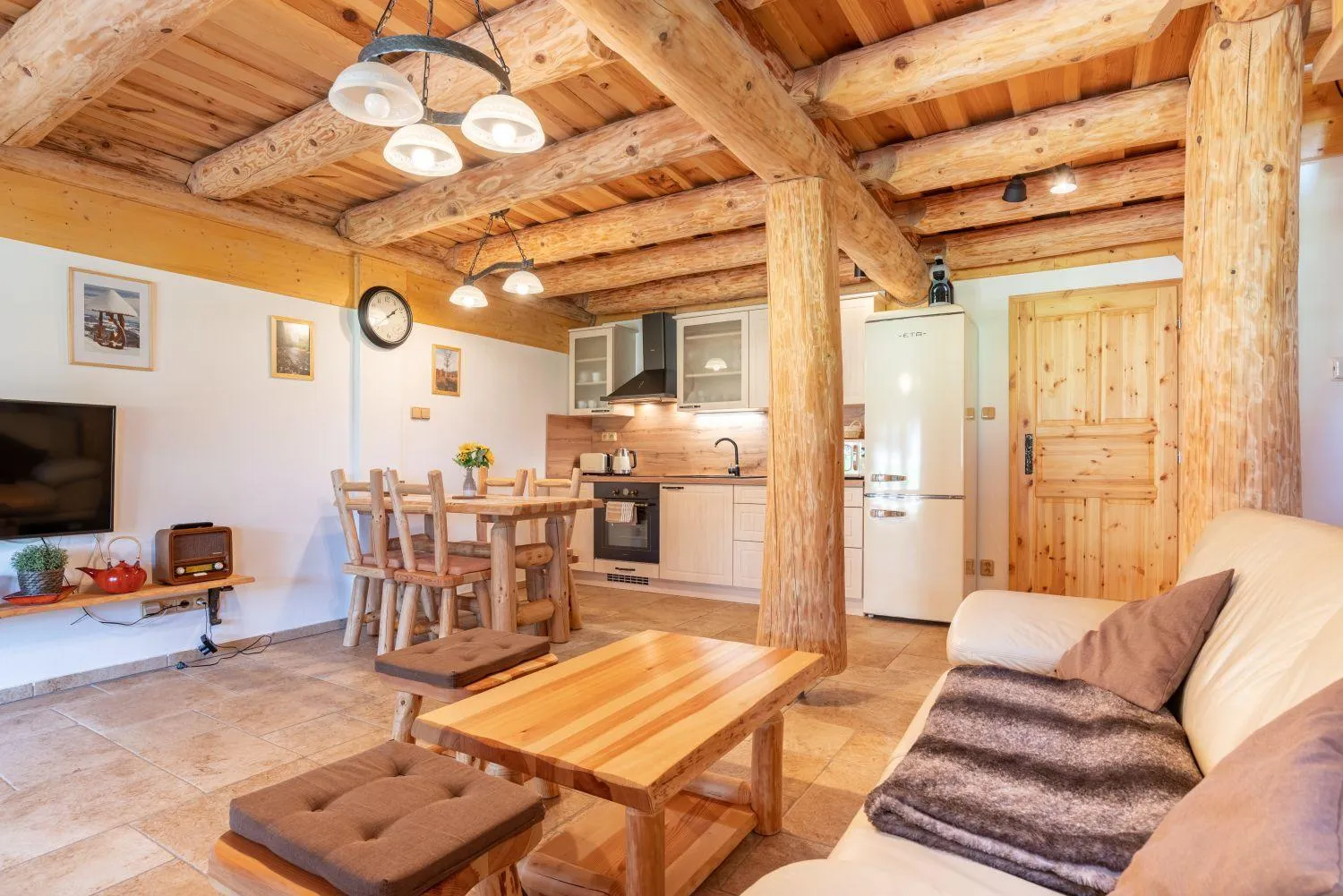 Living room in Apartmány Srub Výtoňka Lipno