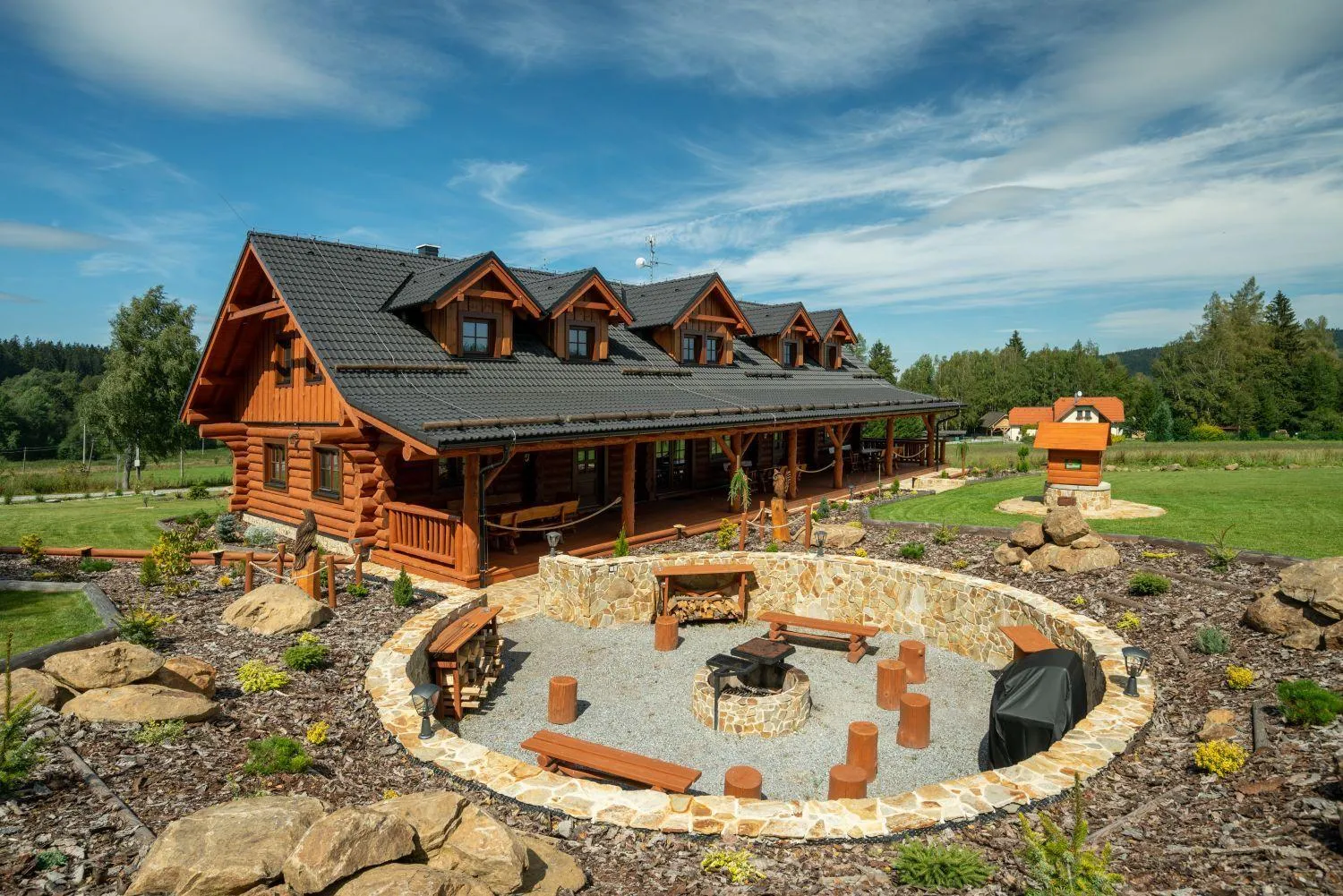 Property building in Apartmány Srub Výtoňka Lipno