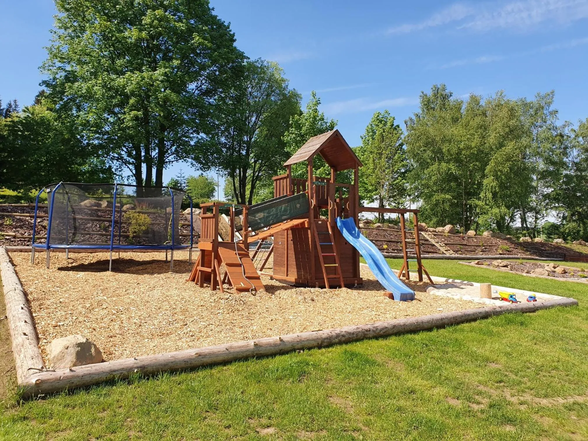 Children play ground in Apartmány Srub Výtoňka Lipno