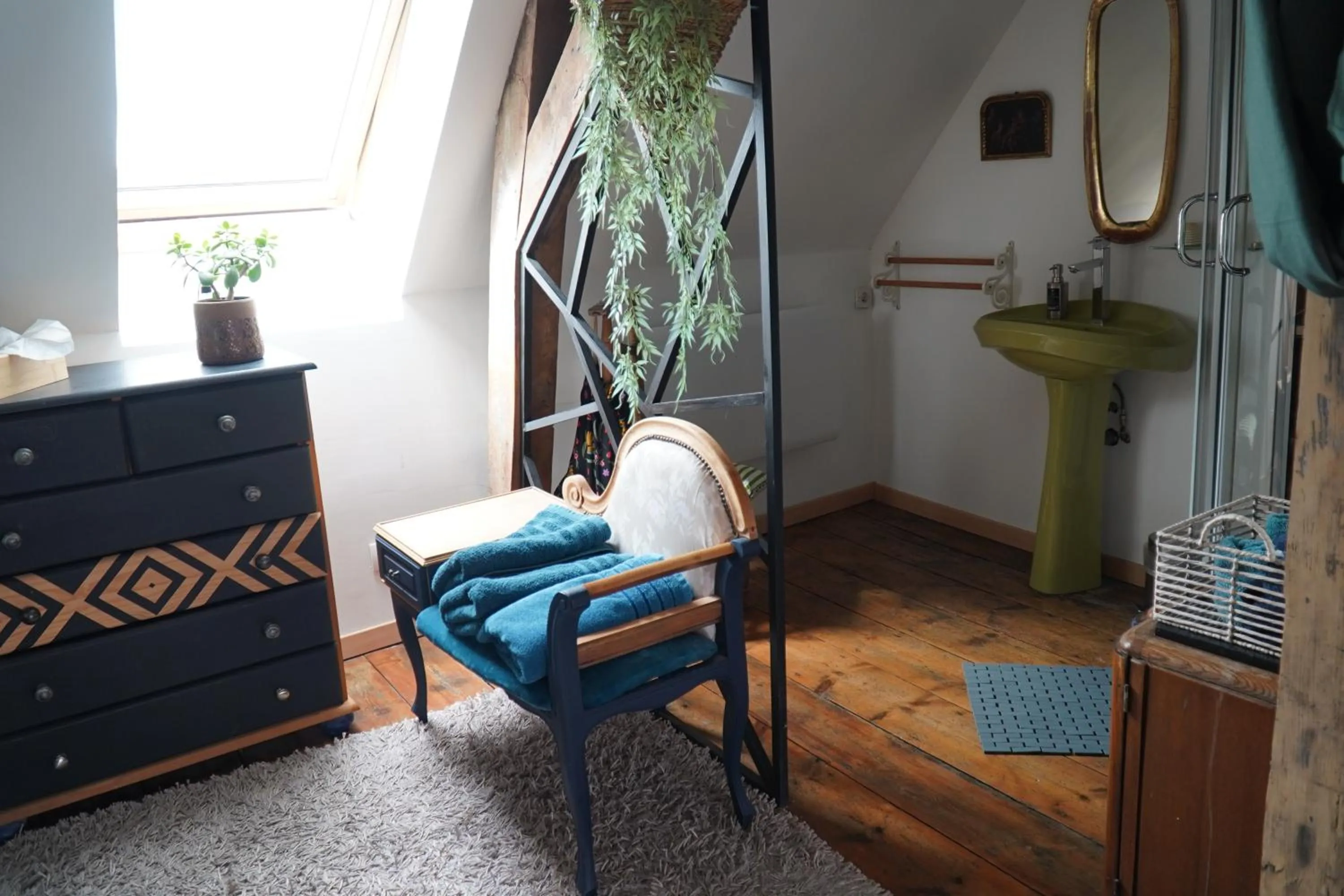 Bathroom in chambres d'hôtes Le Carillon
