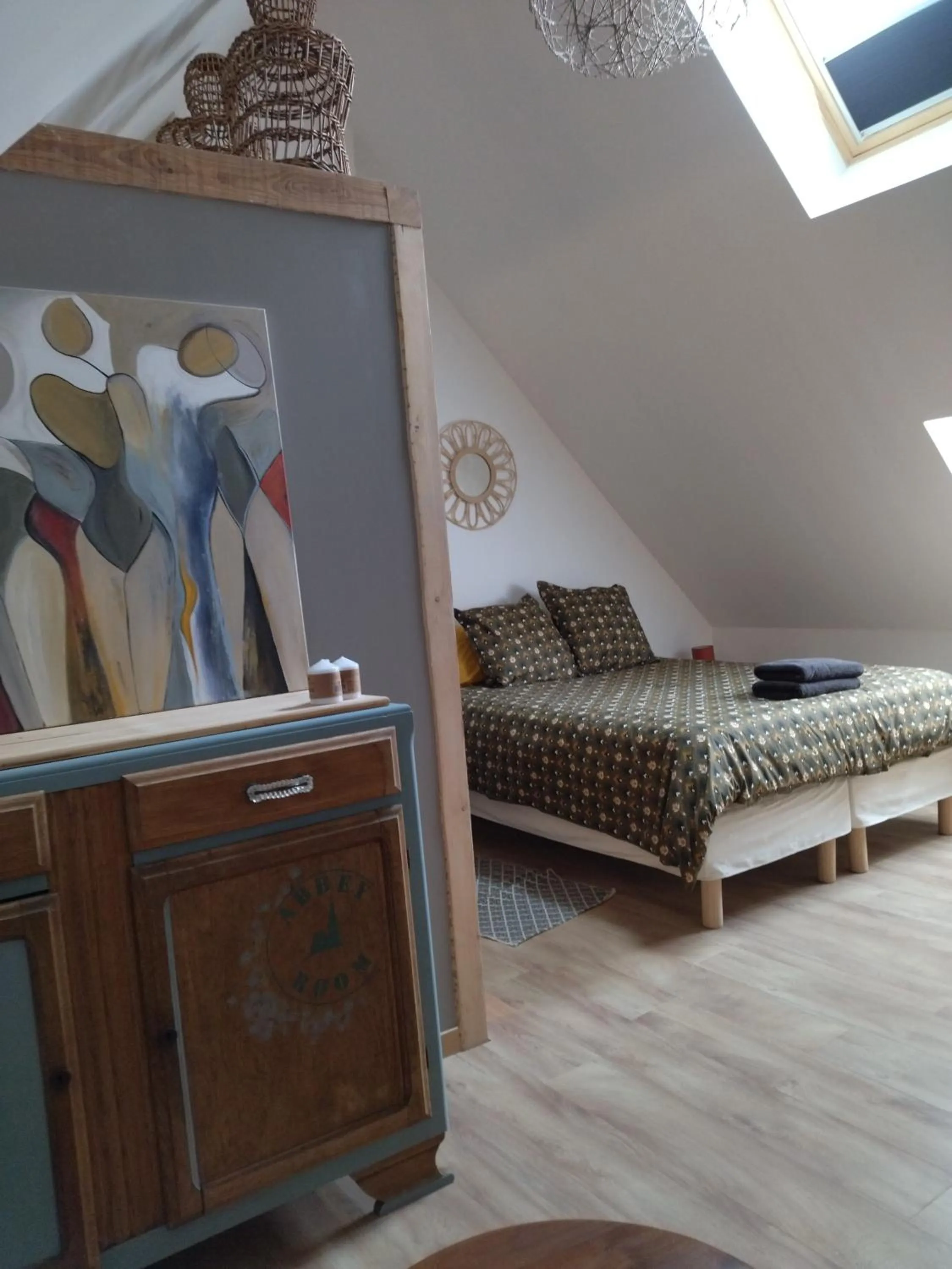 Bed in chambres d'hôtes Le Carillon