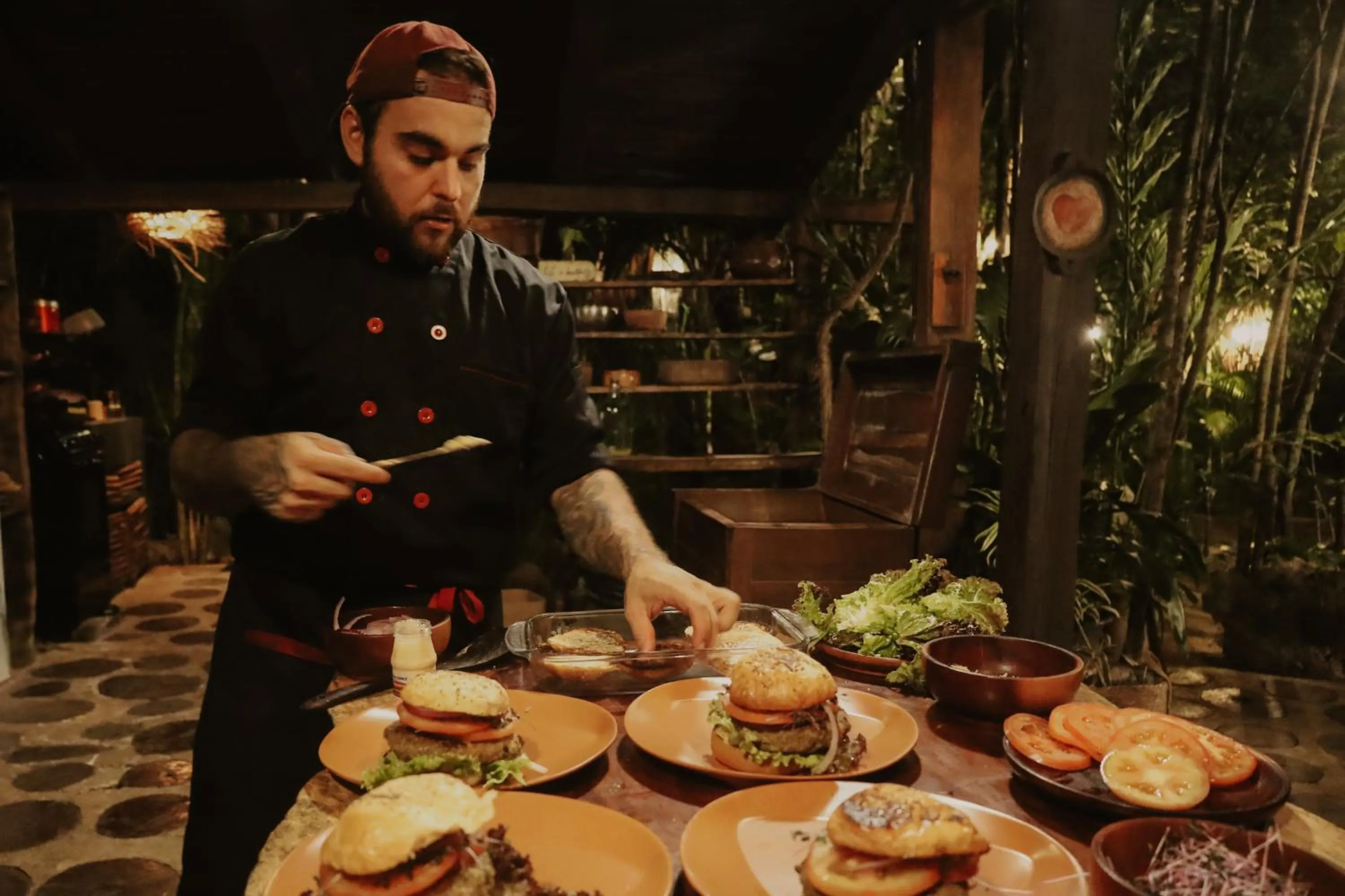 Dinner in ANAND Ecoaldea