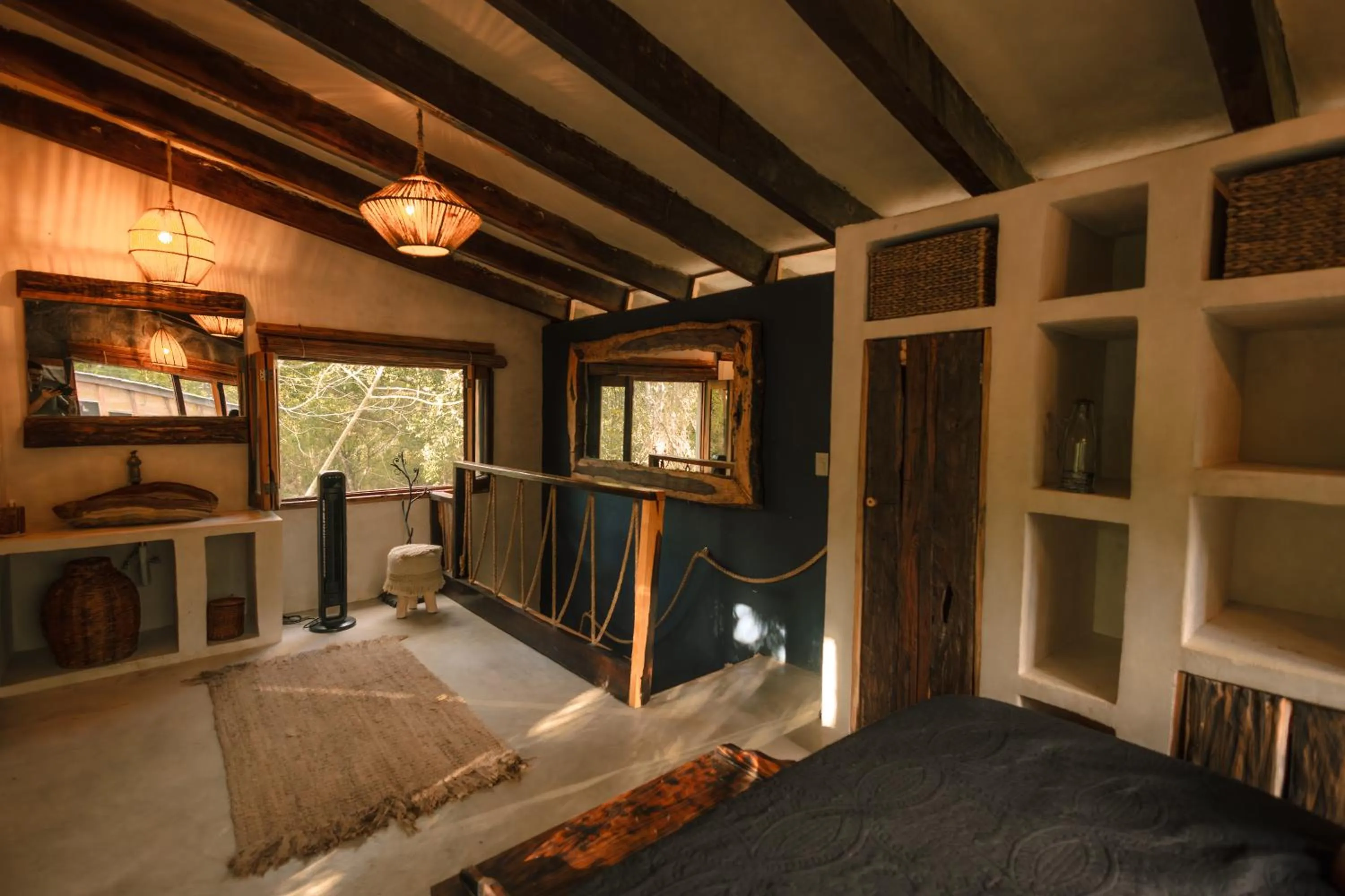 Photo of the whole room, Bed in ANAND Ecoaldea