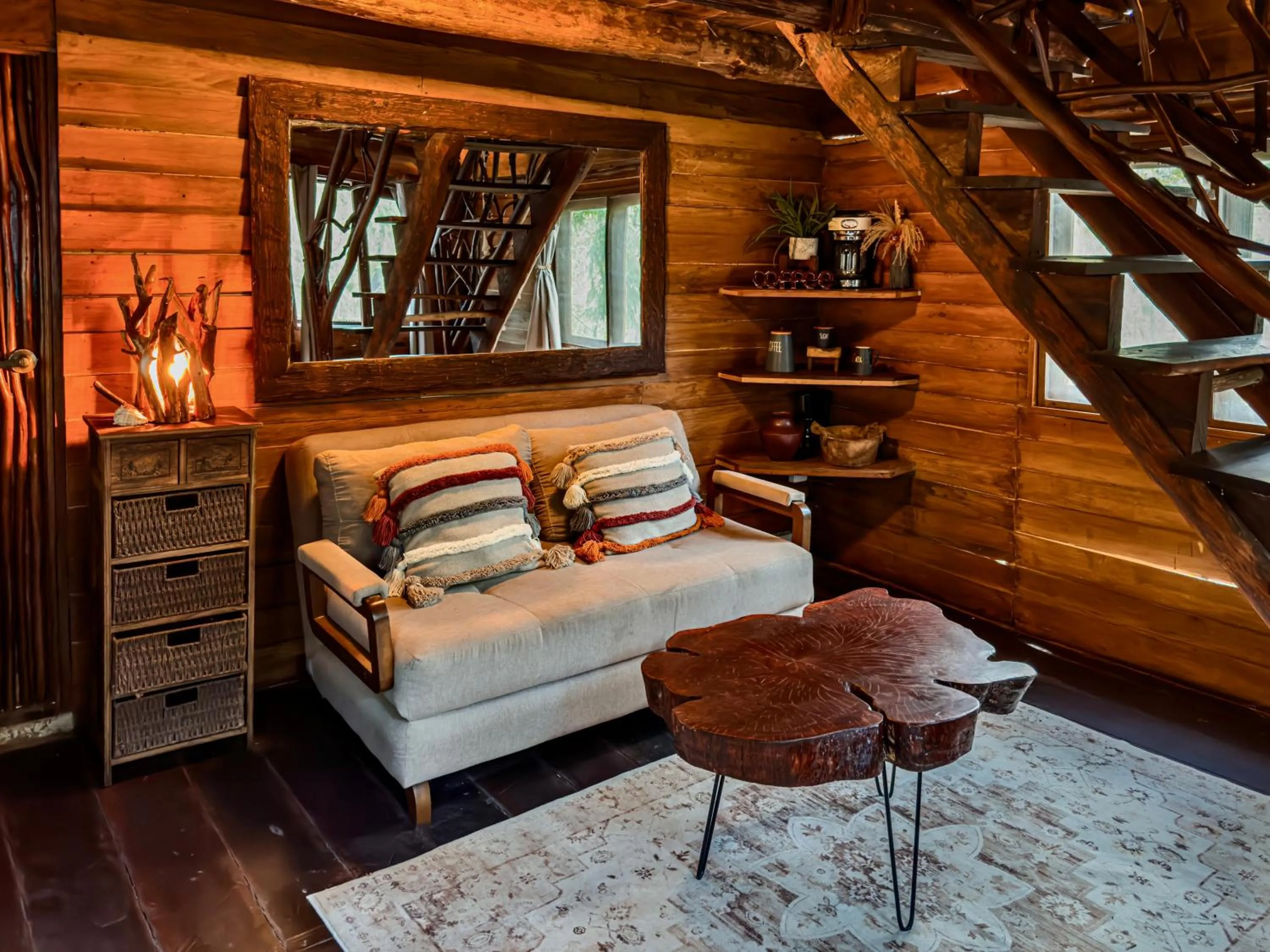 Seating area in ANAND Ecoaldea