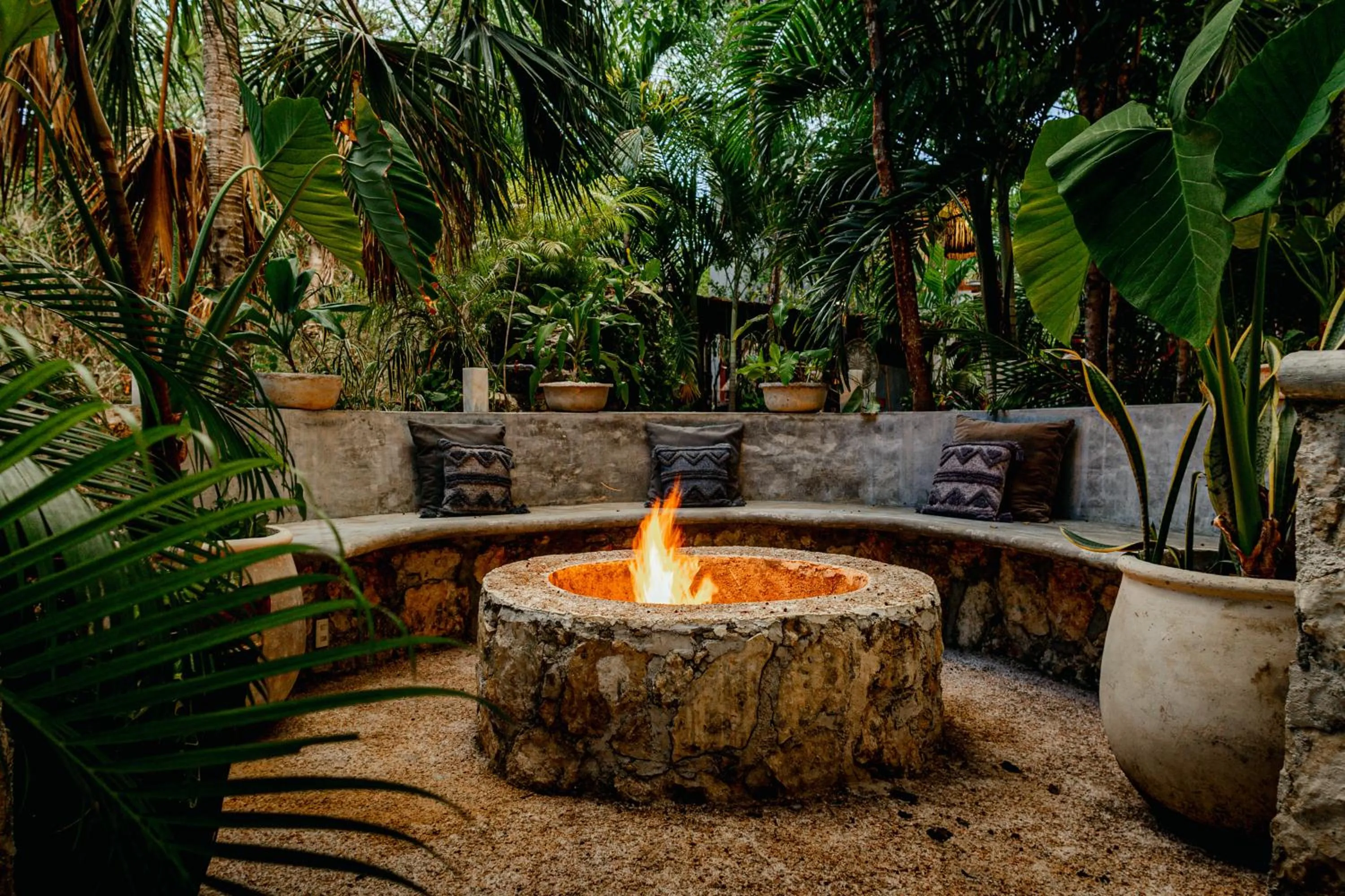 Seating area in ANAND Ecoaldea