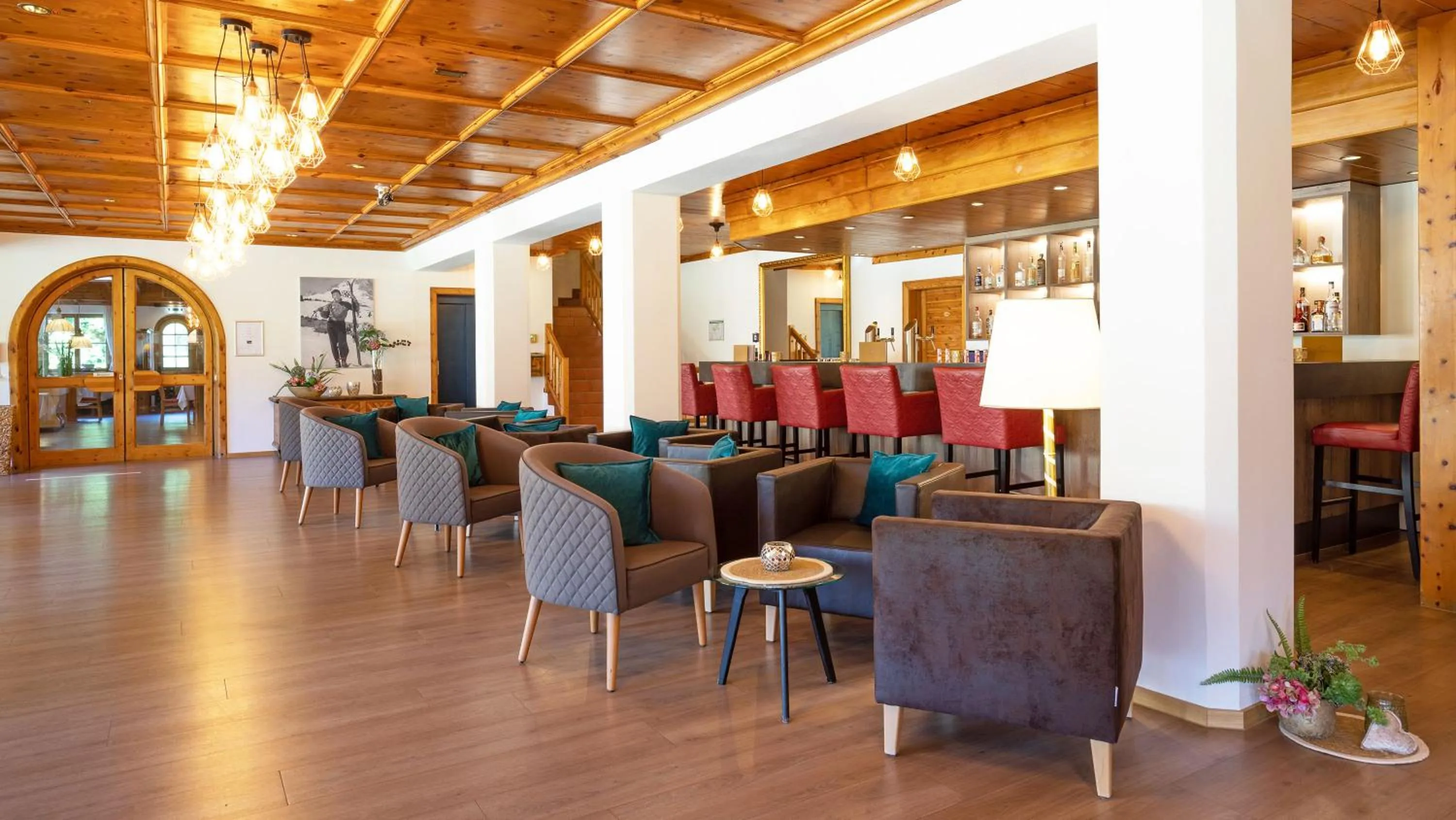 Lobby or reception in Das Wiesgauer - Alpenhotel Inzell
