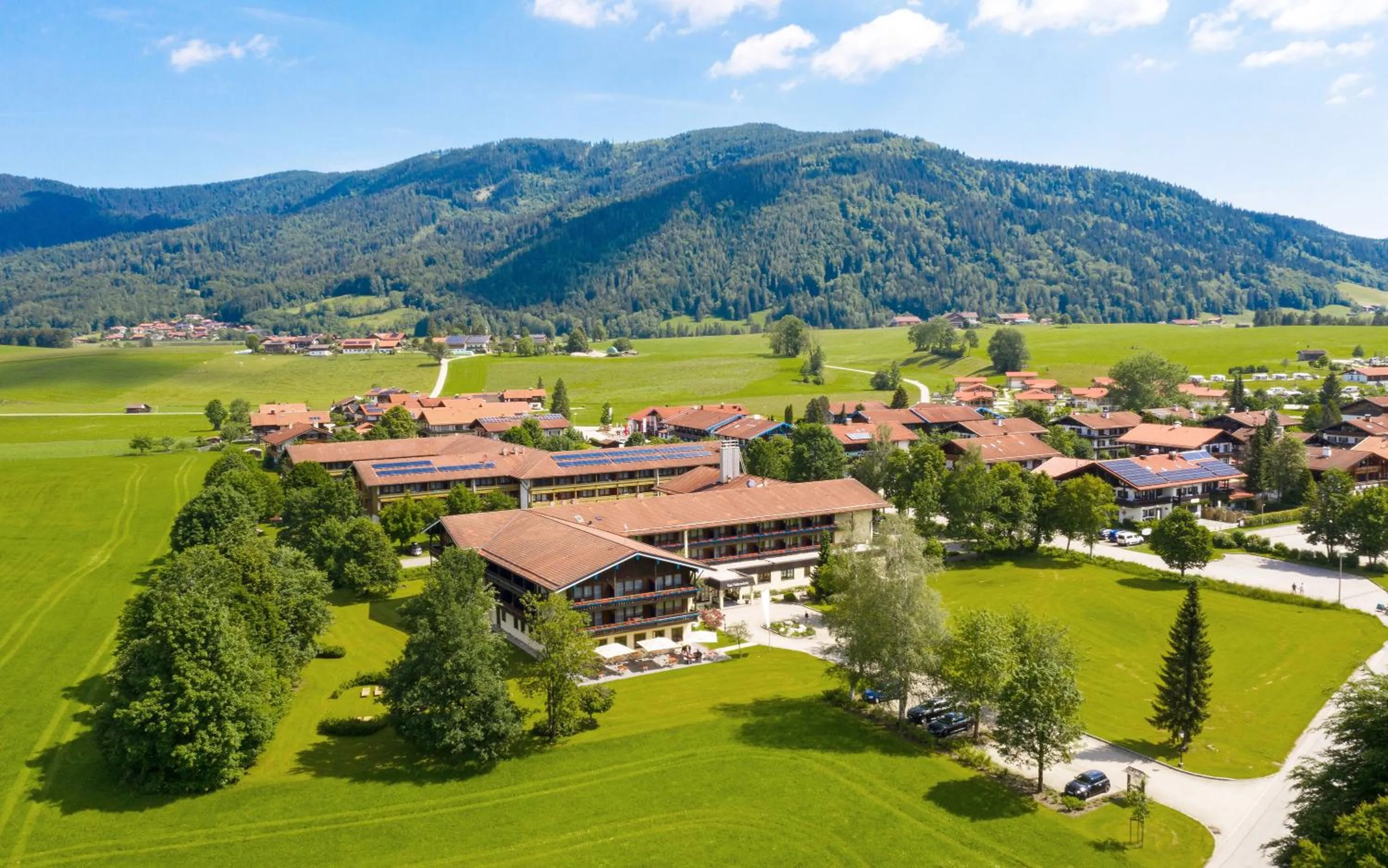 Bird's eye view in Das Wiesgauer - Alpenhotel Inzell