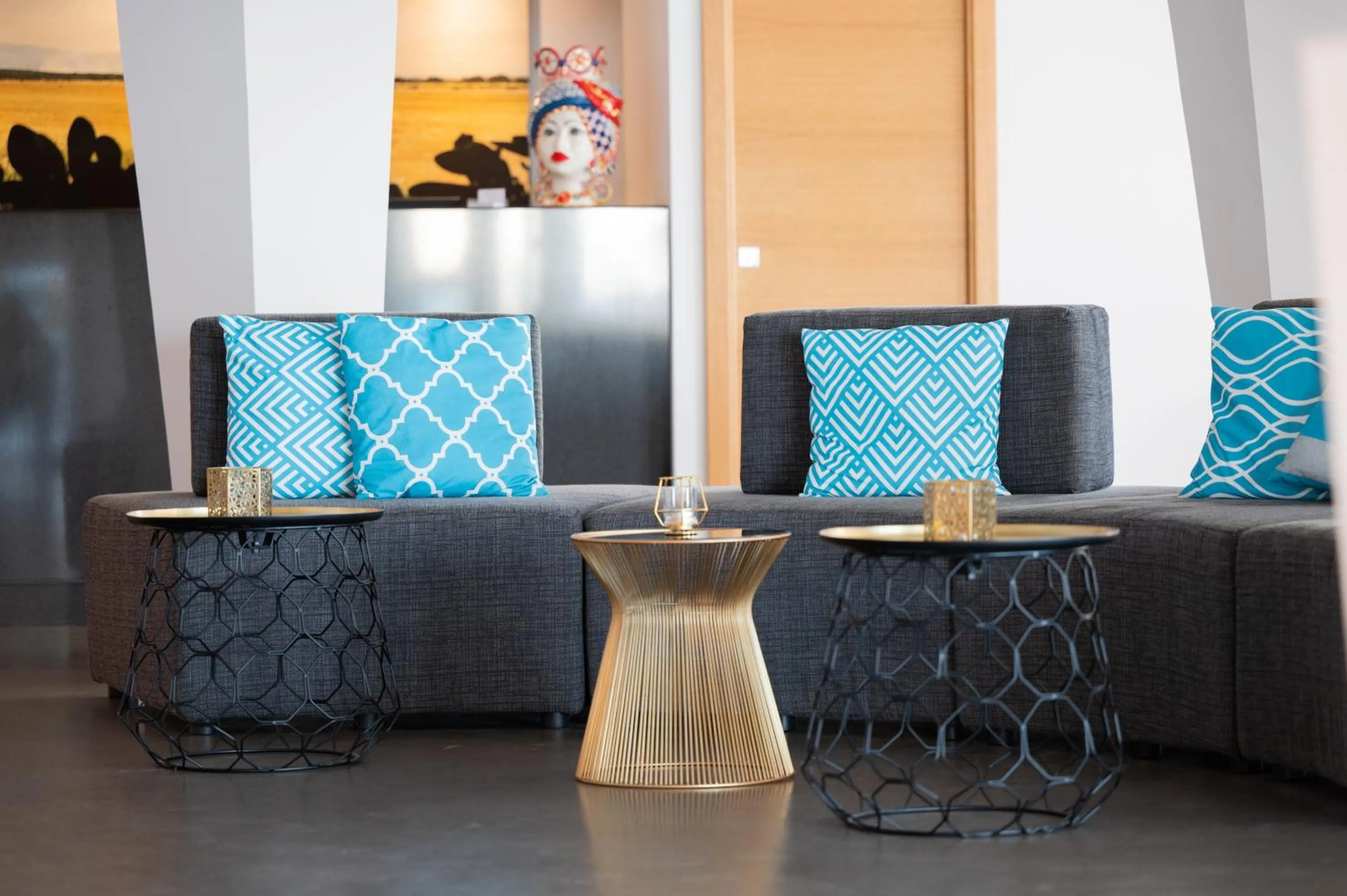 Lobby or reception in Grand Hotel Faraglioni