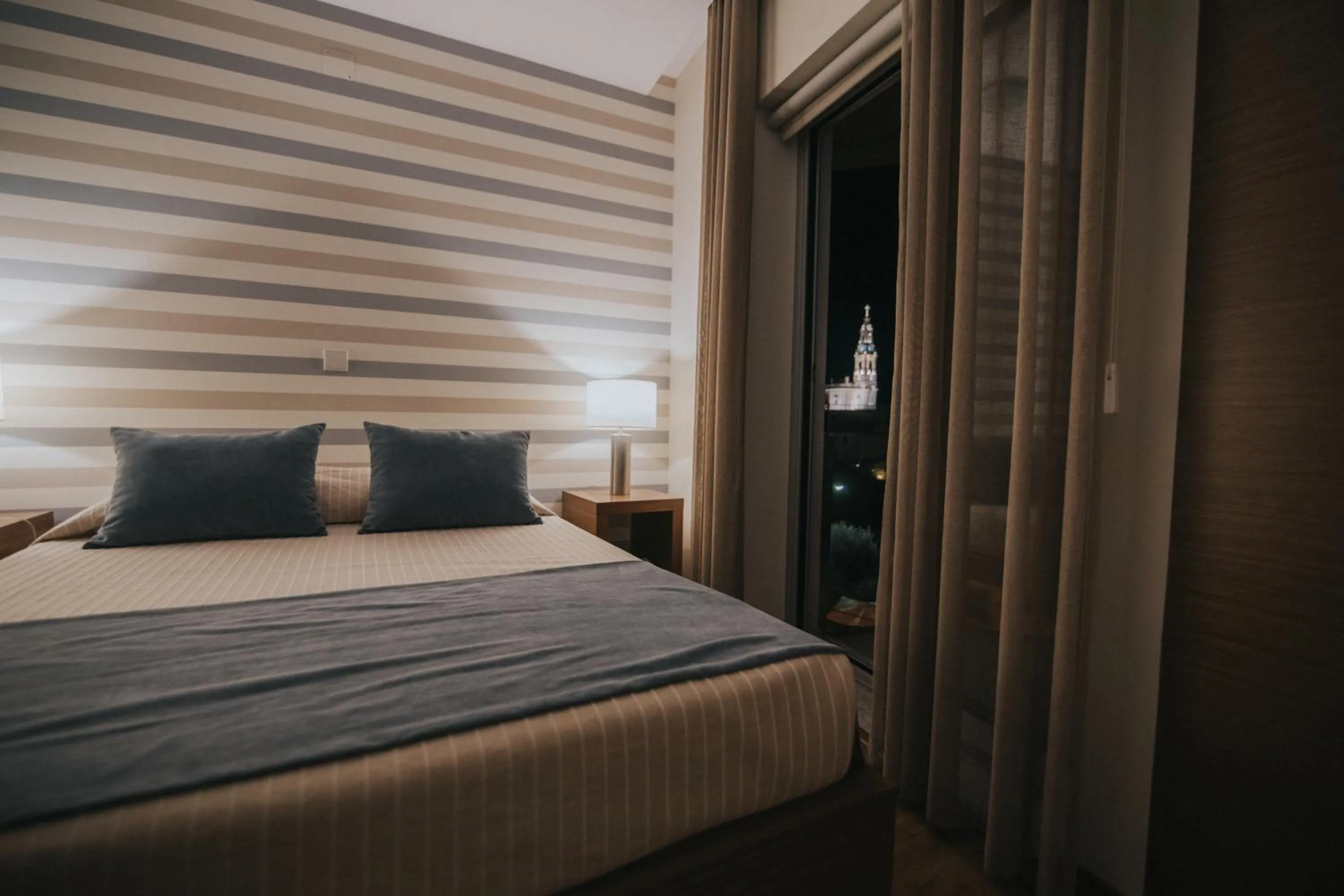 Bed in Hotel Nossa Senhora de Lurdes