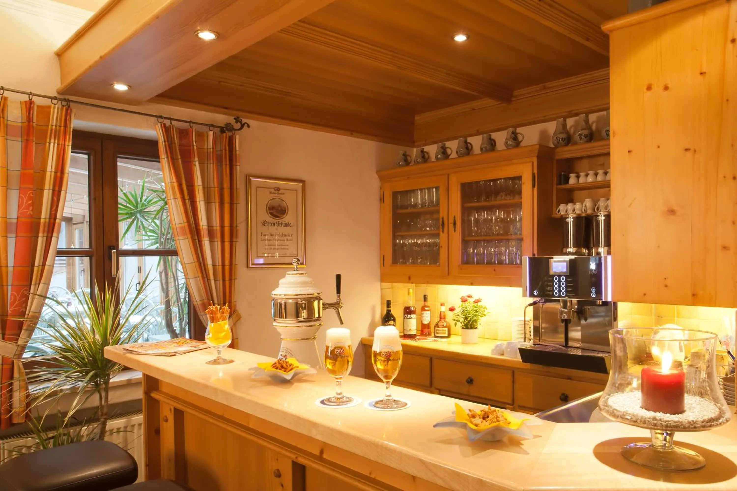 Kitchen or kitchenette in Hotel Landhaus Feldmeier ***S