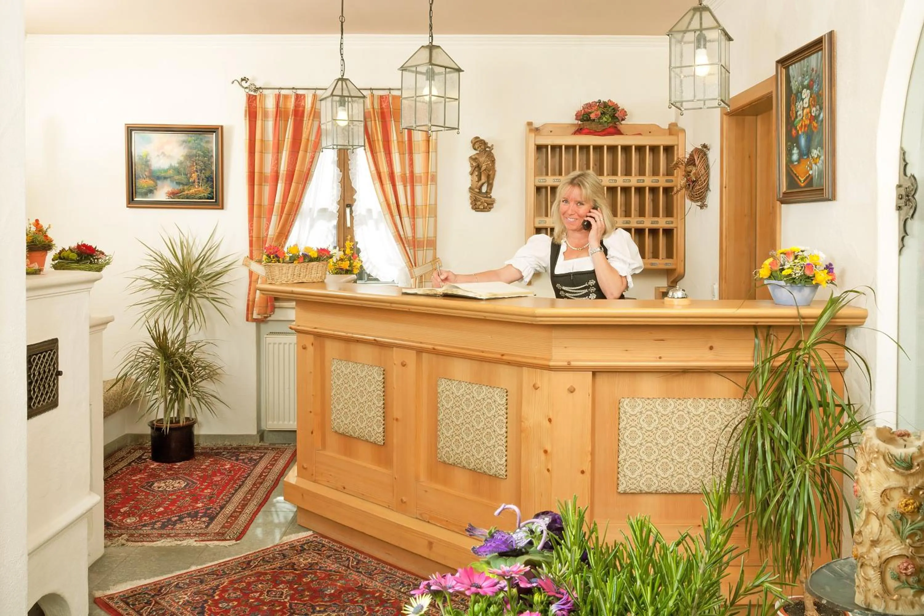 Lobby or reception in Hotel Landhaus Feldmeier ***S