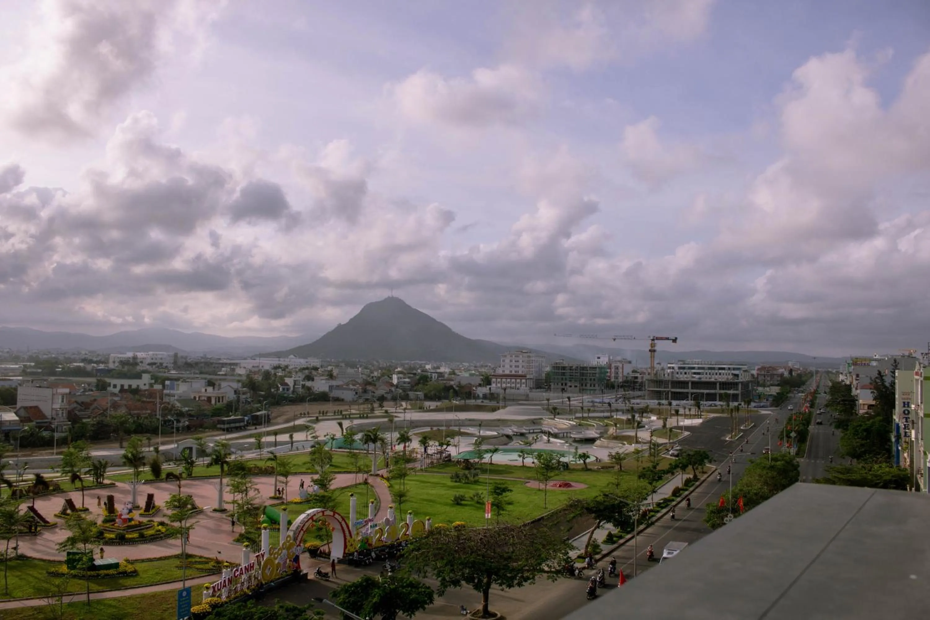 Mountain view in Coconut Hotel Phú Yên