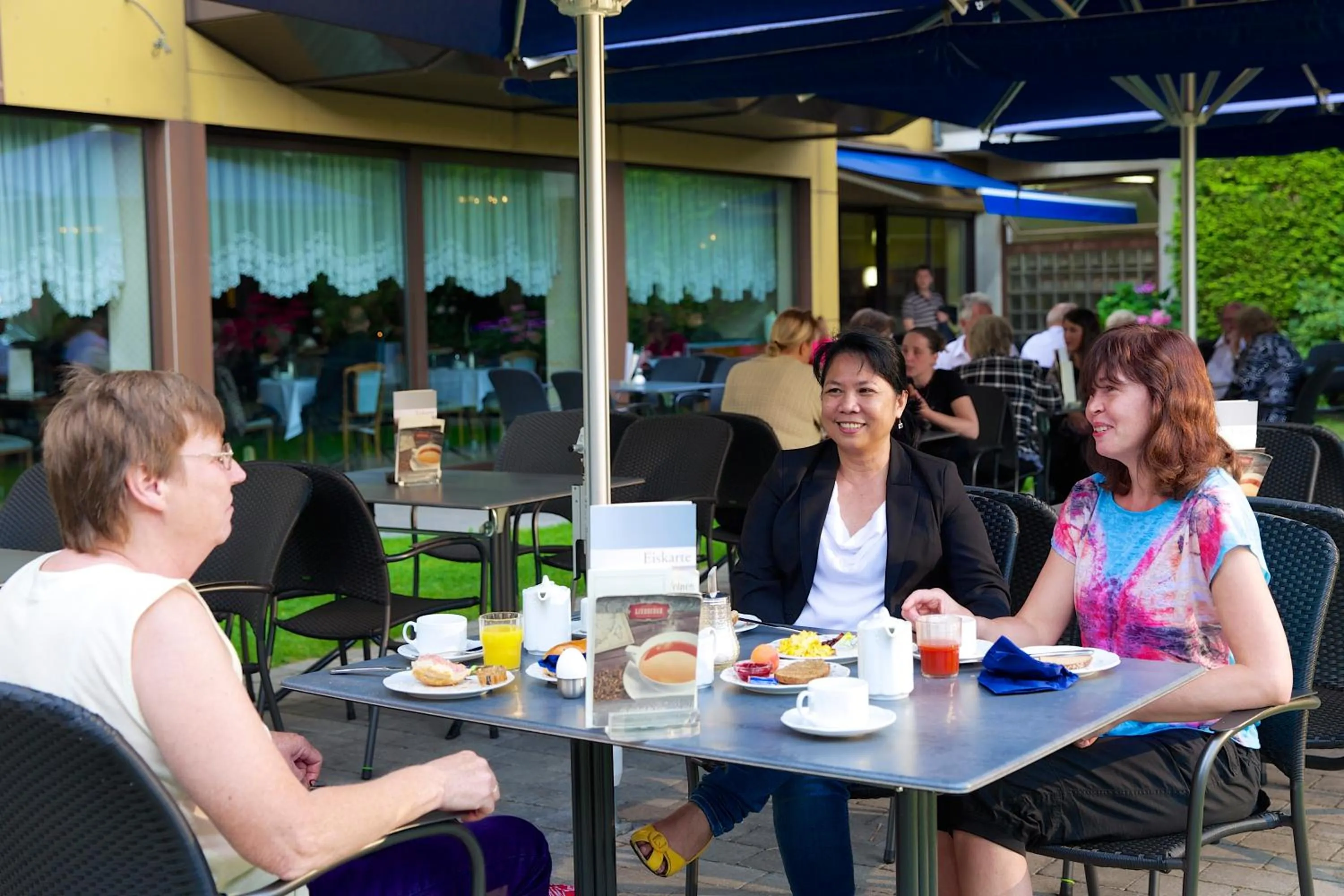 Garden in Hotel Garni Geisler