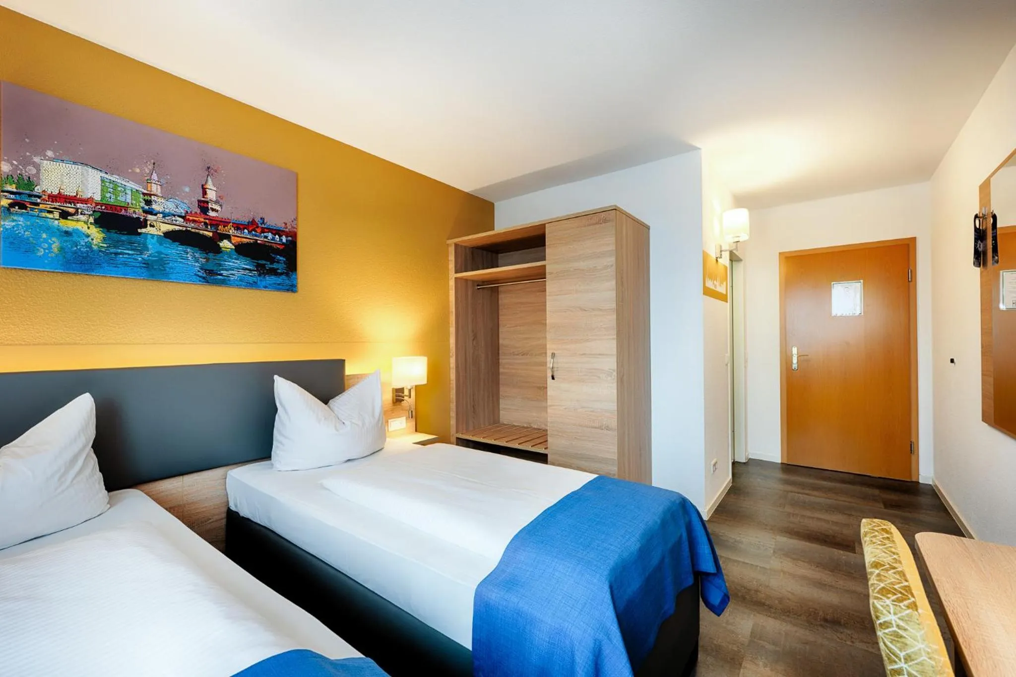 Bed in Businesshotel Berlin