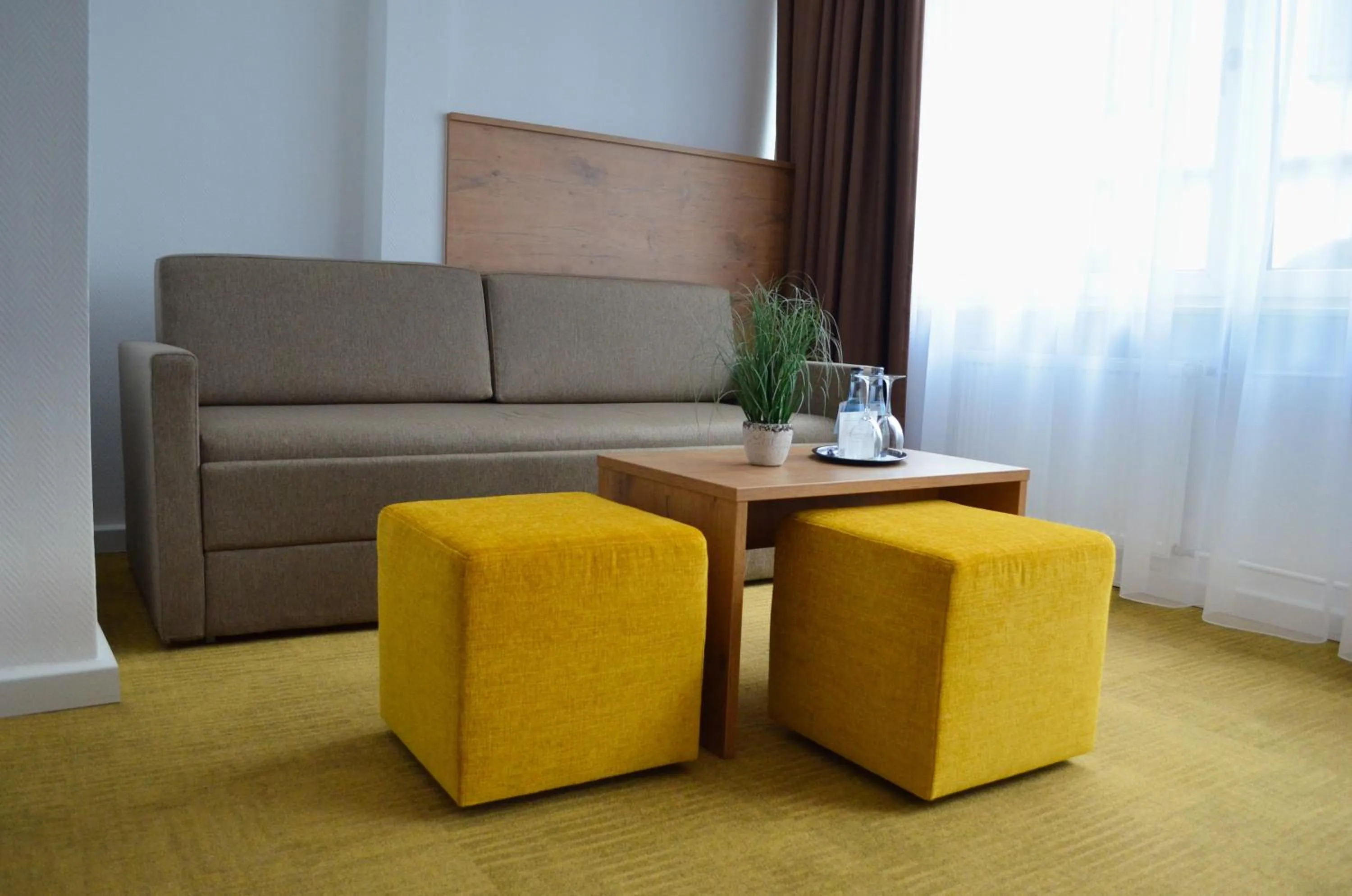 Seating area in Hotel Am Markt