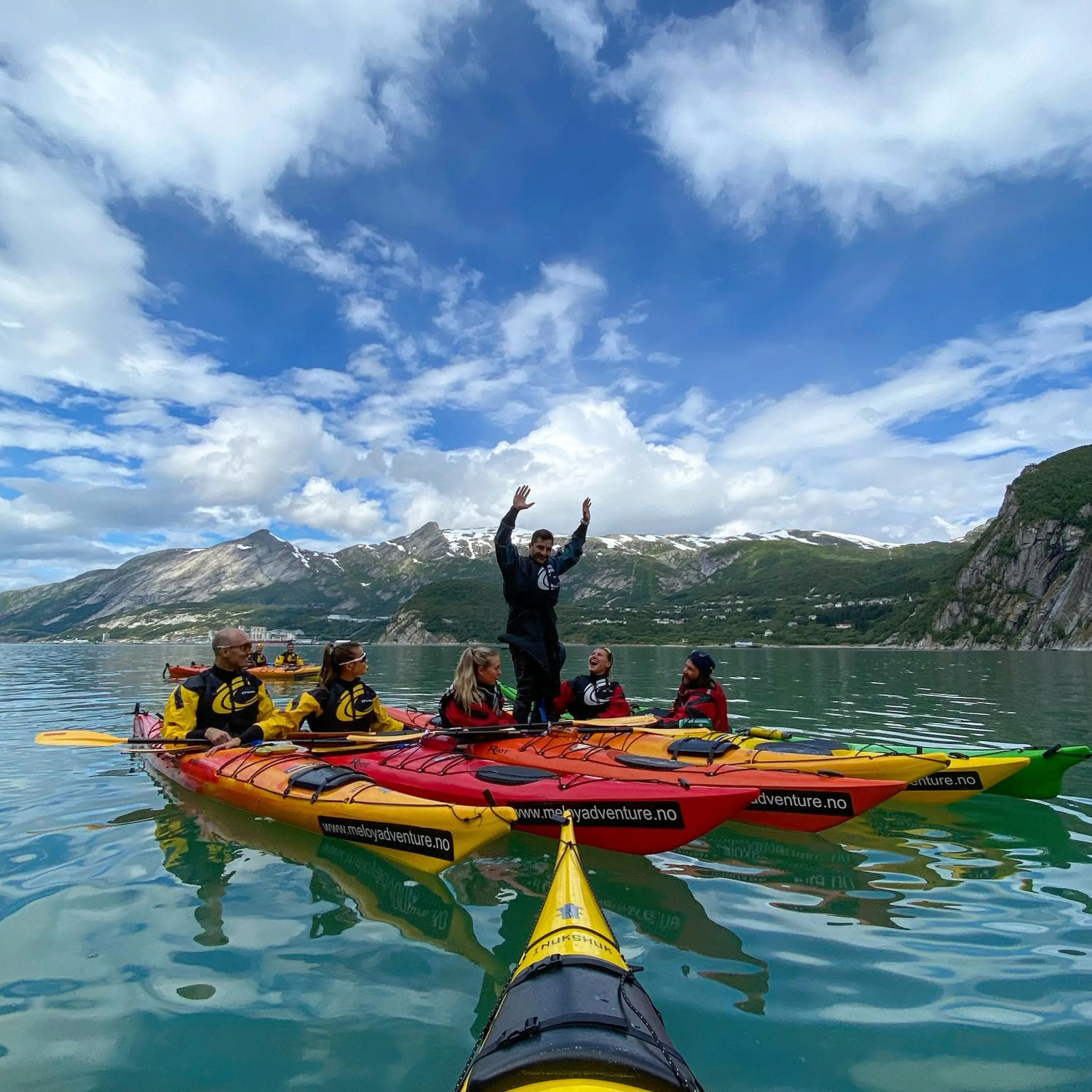 People in Gulbrakka Basecamp