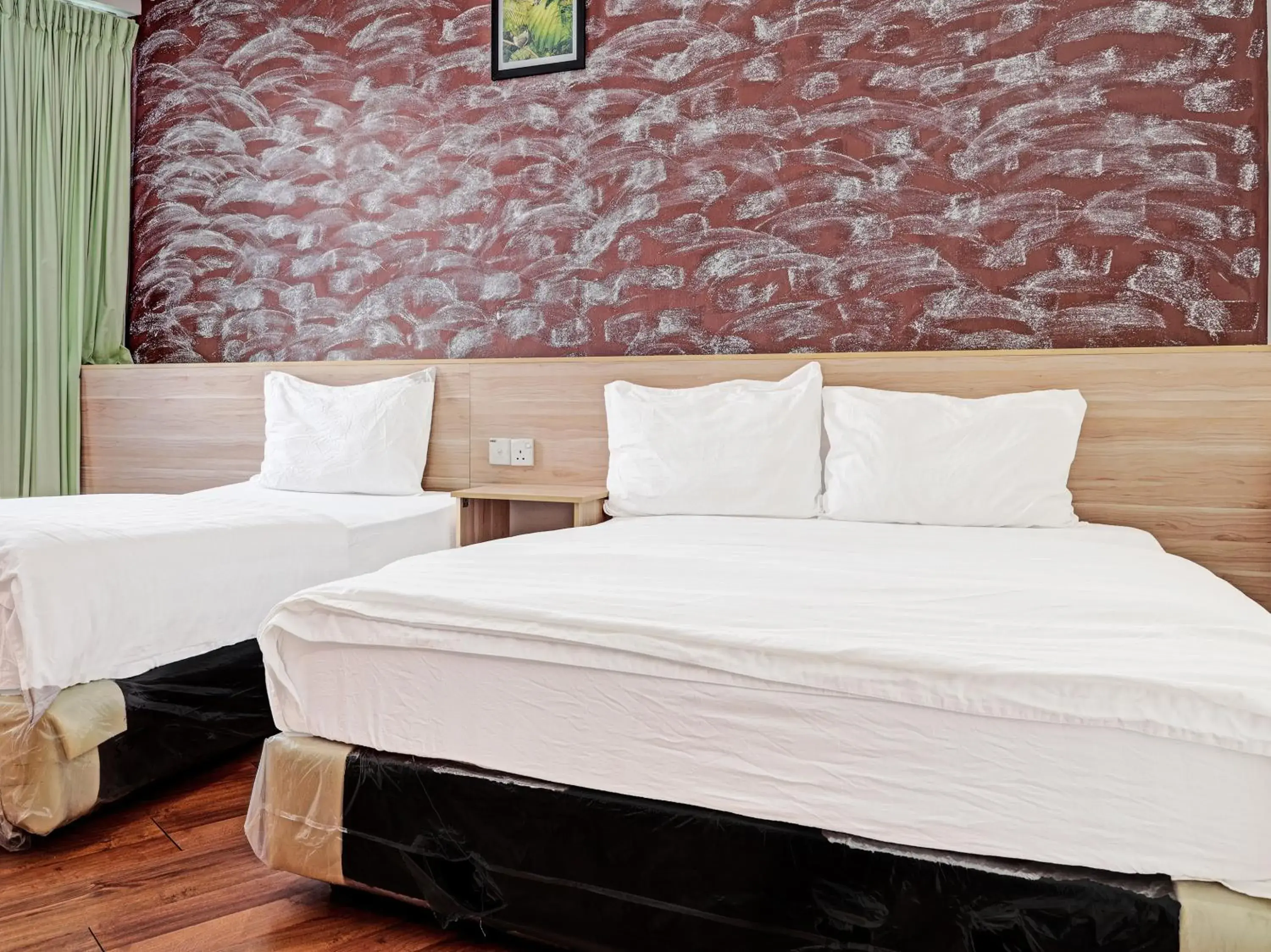 Bed in OYO 89840 69 Room 4 Stay