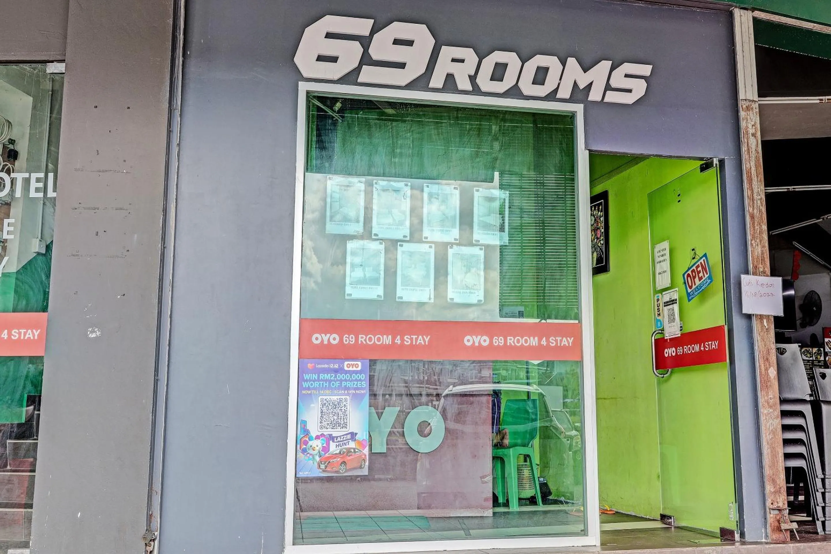 Facade/entrance in Hotel O 69 Room 4 Stay