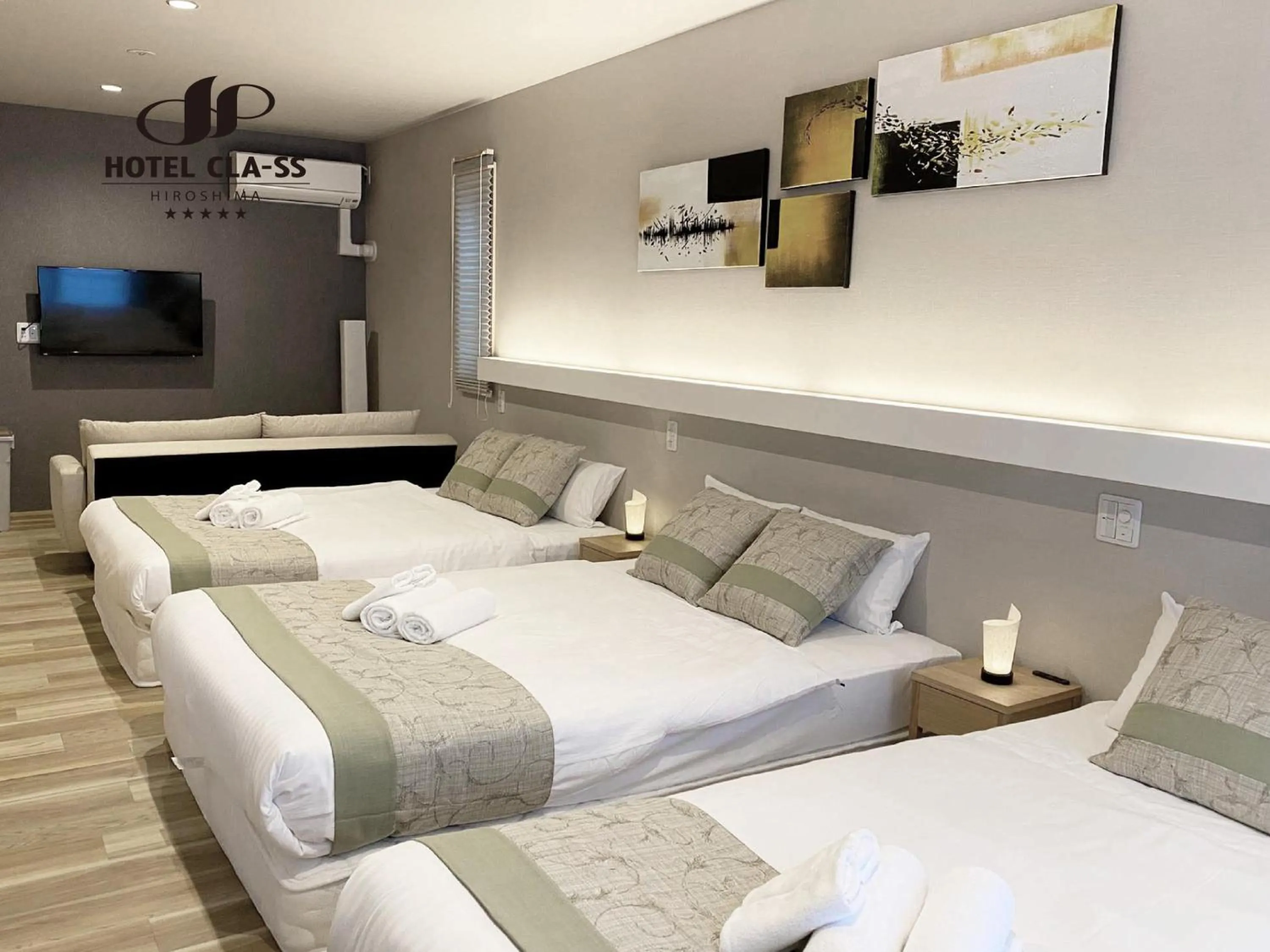 Bed in HOTEL CLA-SS HIROSHIMA-OZU