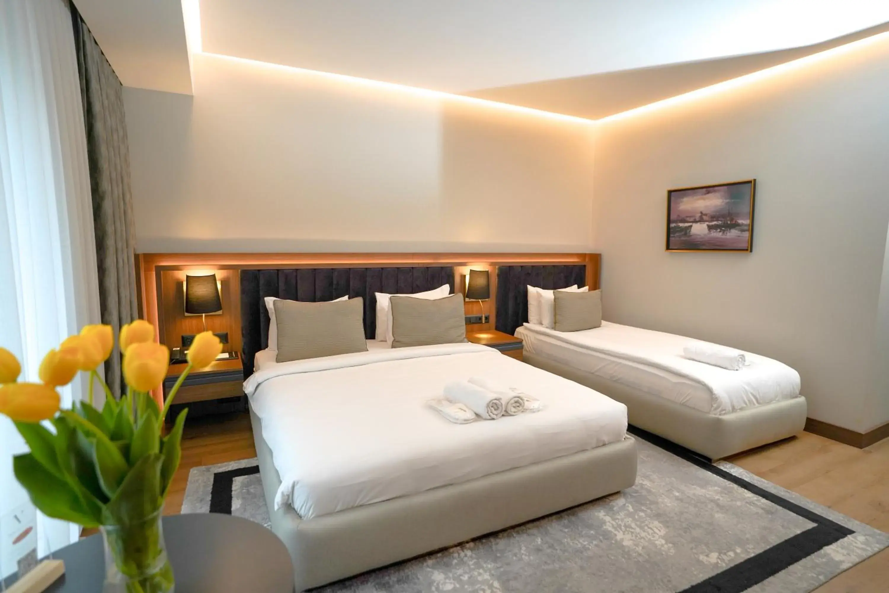 Bedroom, Bed in Vital Hotel Fulya Istanbul Sisli Bedroom, Bed in Vital Hotel Fulya Istanbul Sisli