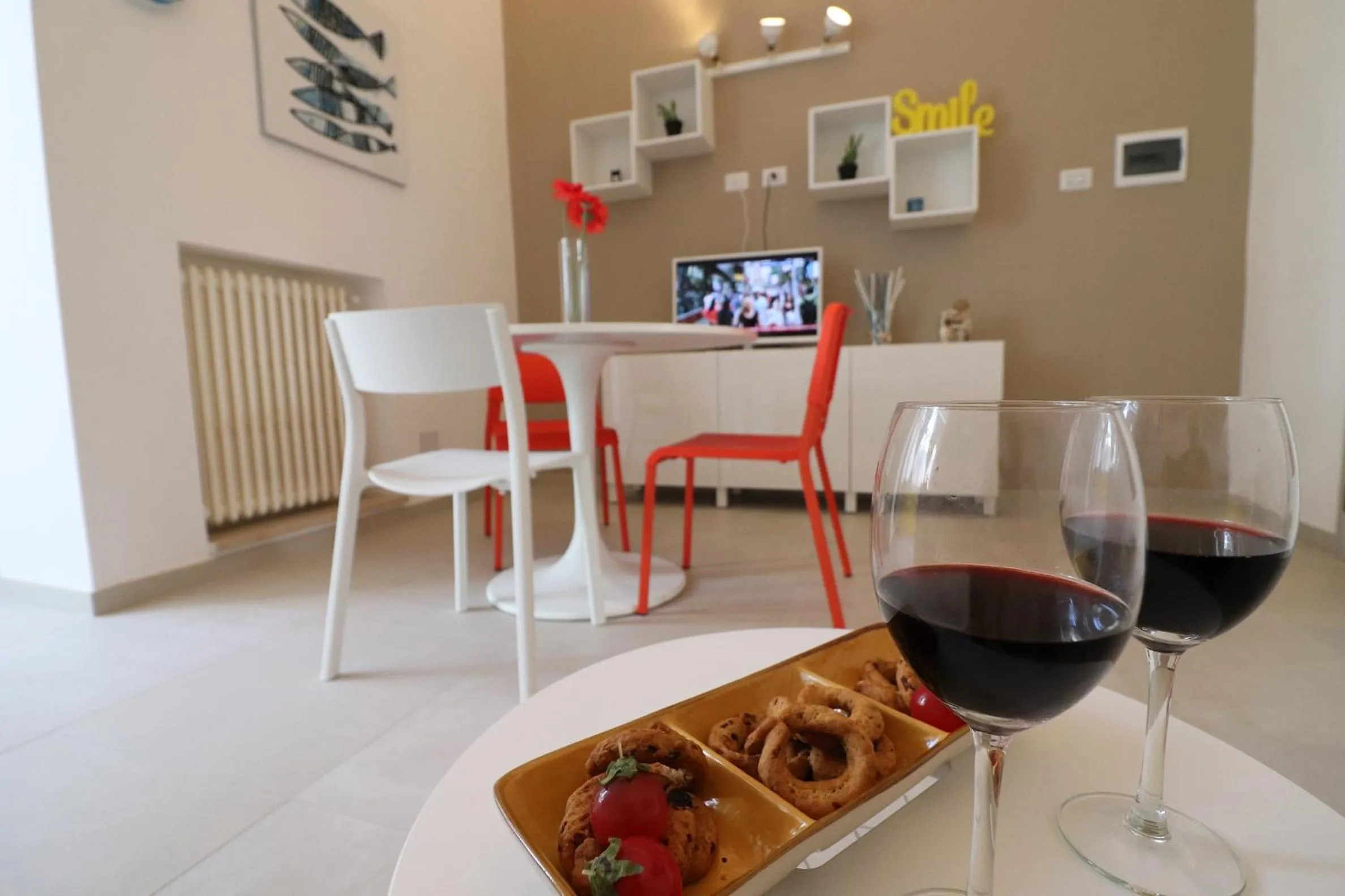 Communal lounge/ TV room in Casa Vacanze aura a Otranto 4 posti