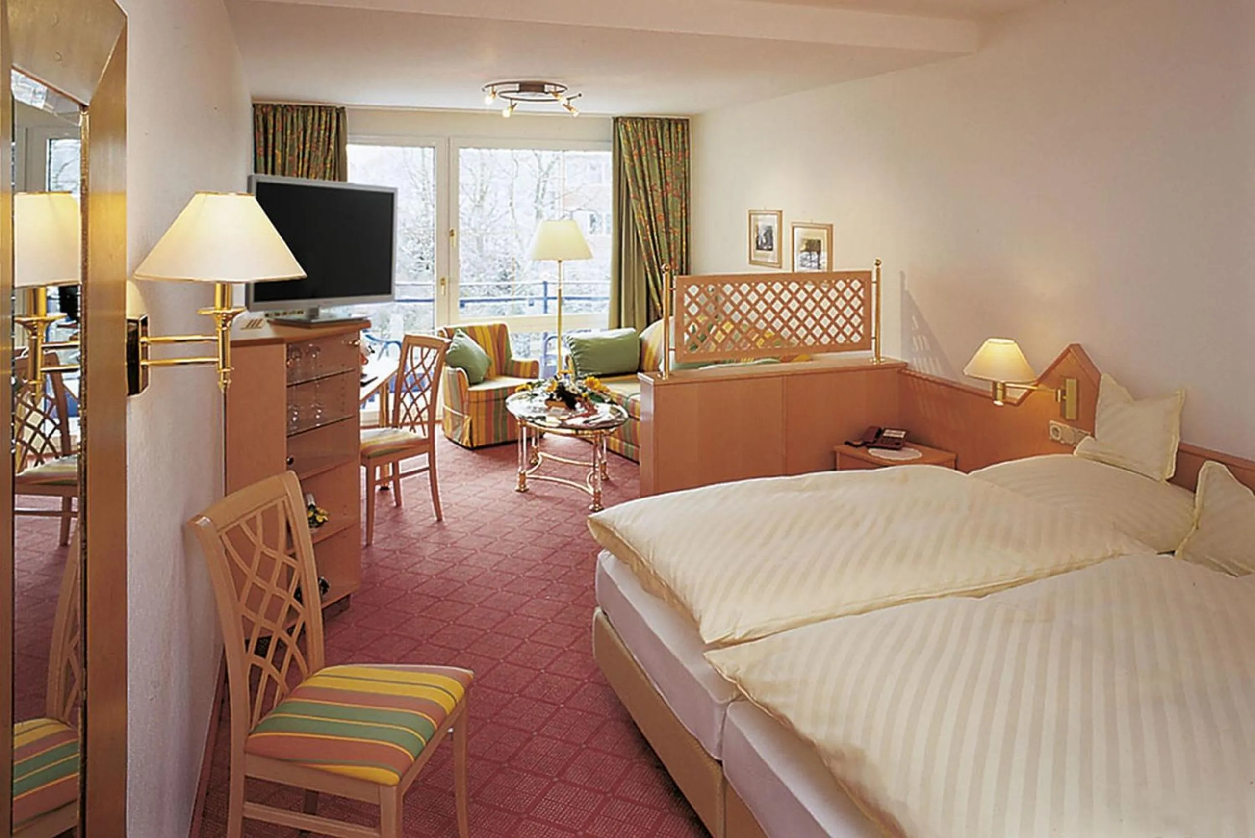 Bed in Rüters Parkhotel