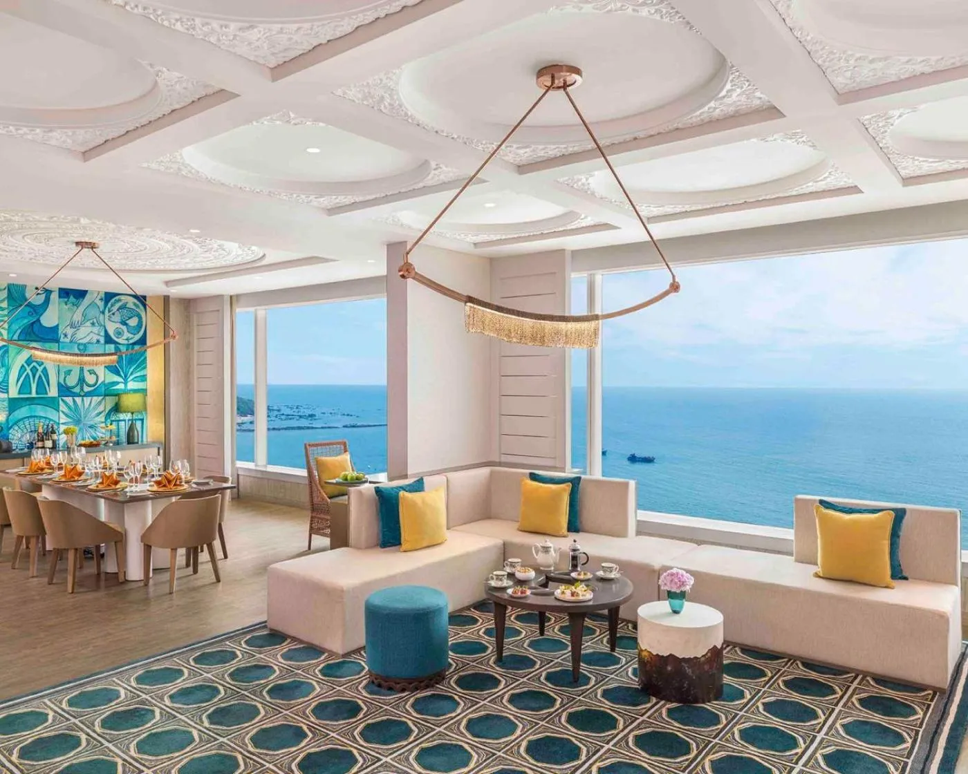 Living room in Taj Cidade de Goa Horizon, Goa