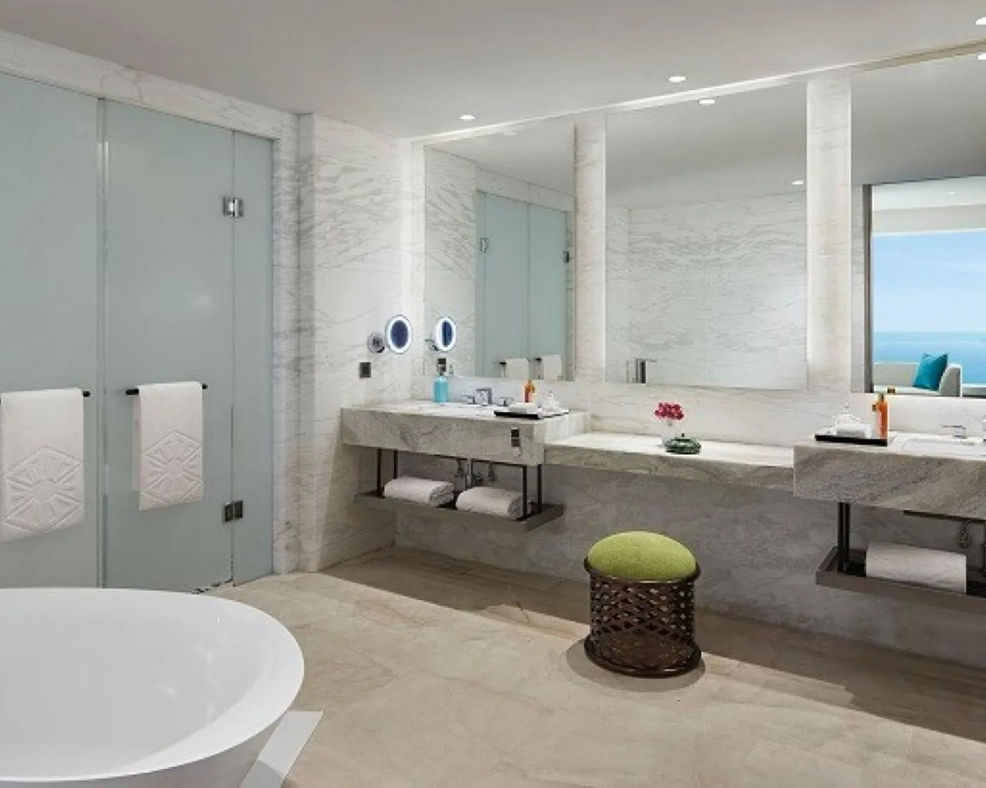 Bathroom in Taj Cidade de Goa Horizon, Goa