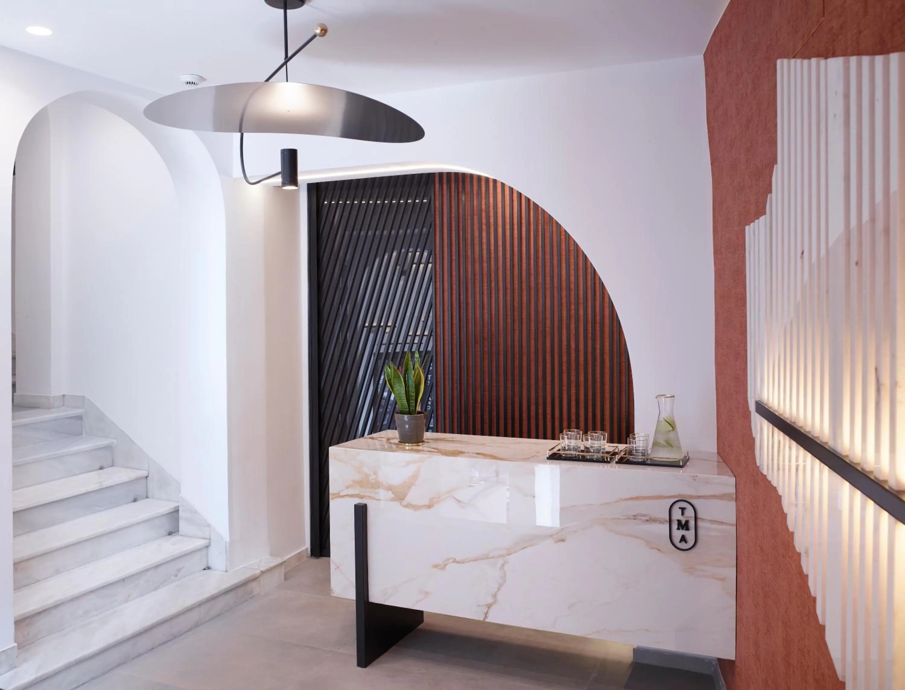 Lobby or reception in The Marblous Athens