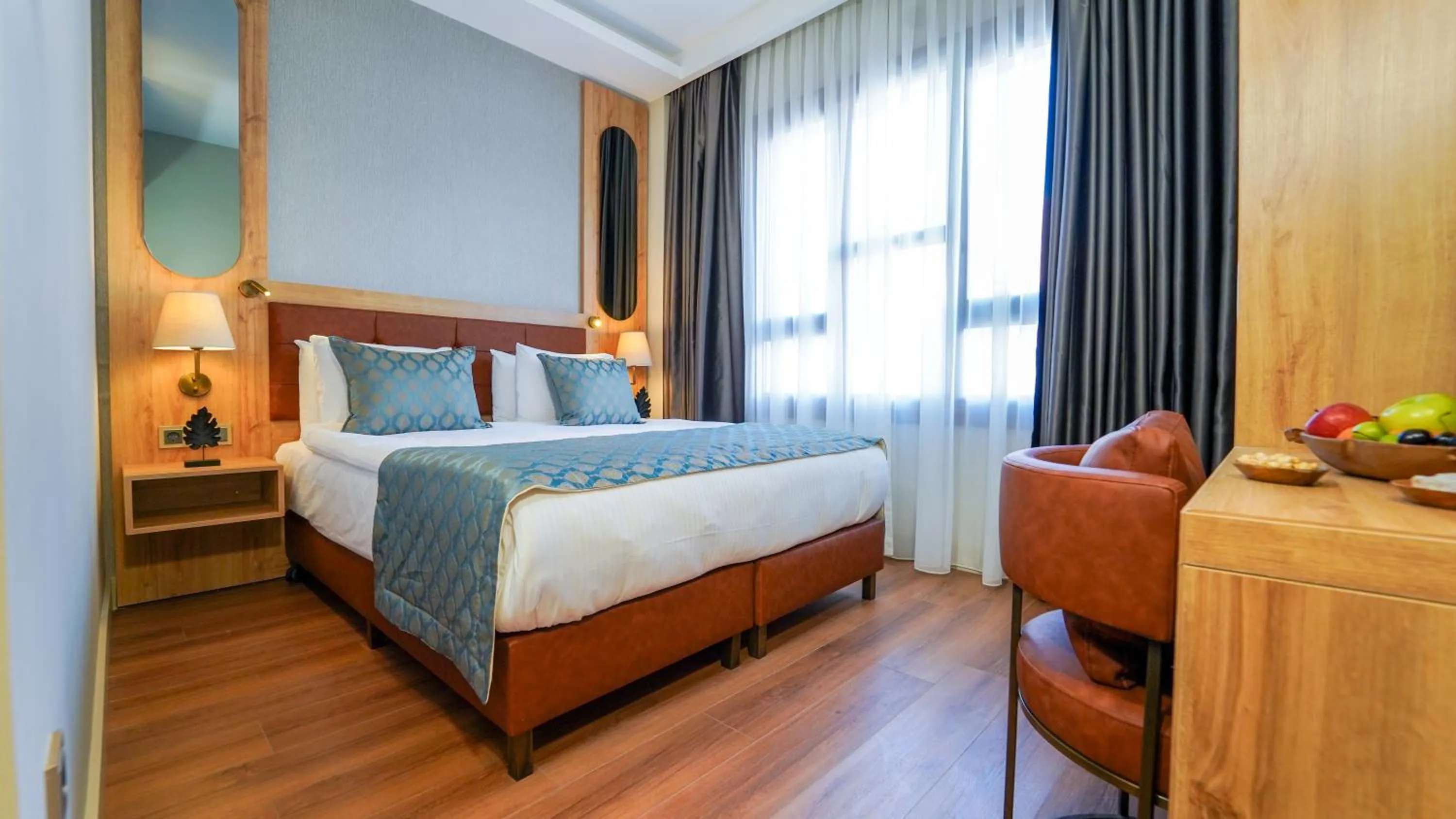 Bed in Grand Sirkeci Hotel