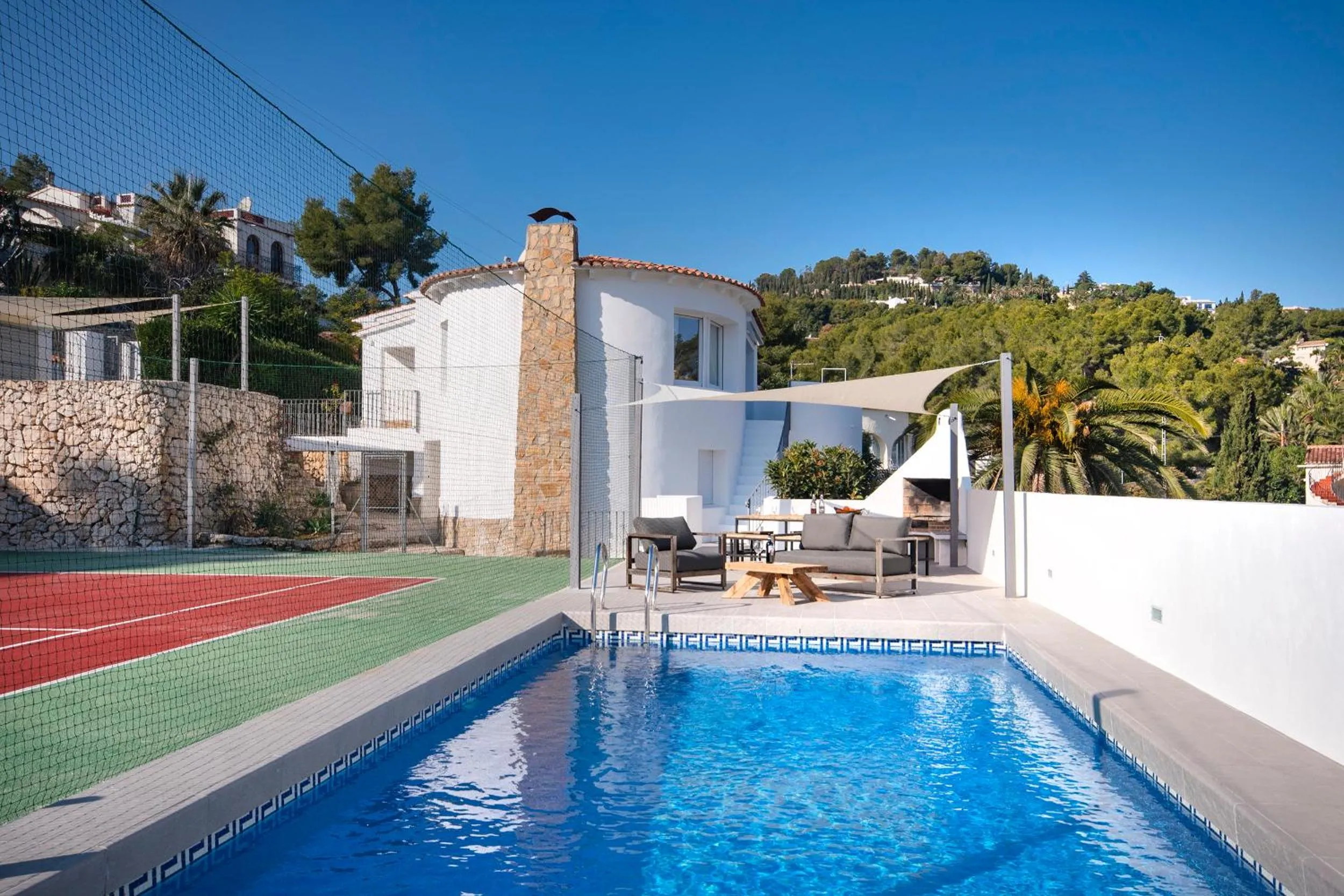 Sara 8 - free WIFI, chill-out, private pool, private tennis court - by Holiday Rentals Villamar