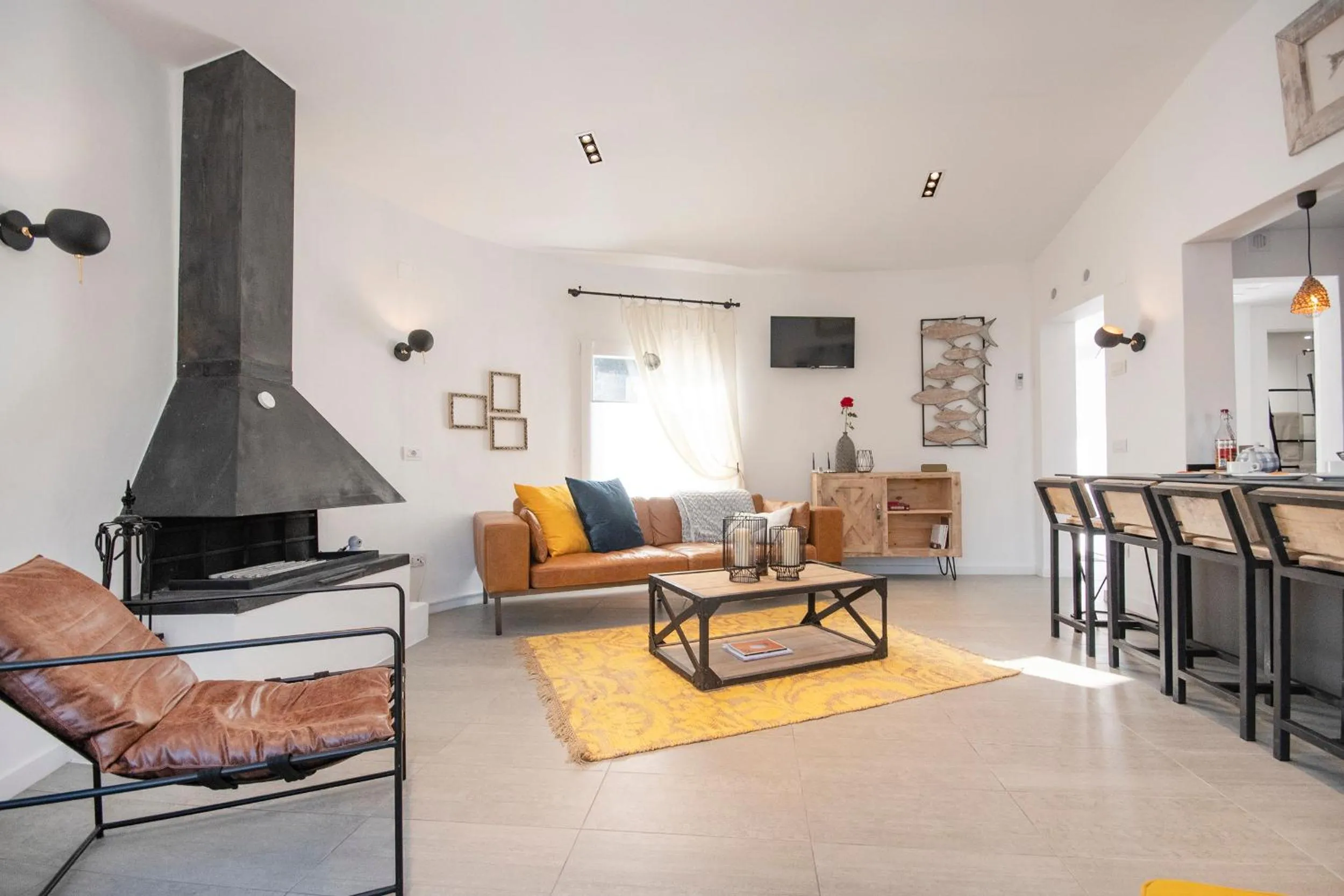 Living room in Sara 8 - free WIFI, chill-out, private pool, private tennis court - by Holiday Rentals Villamar