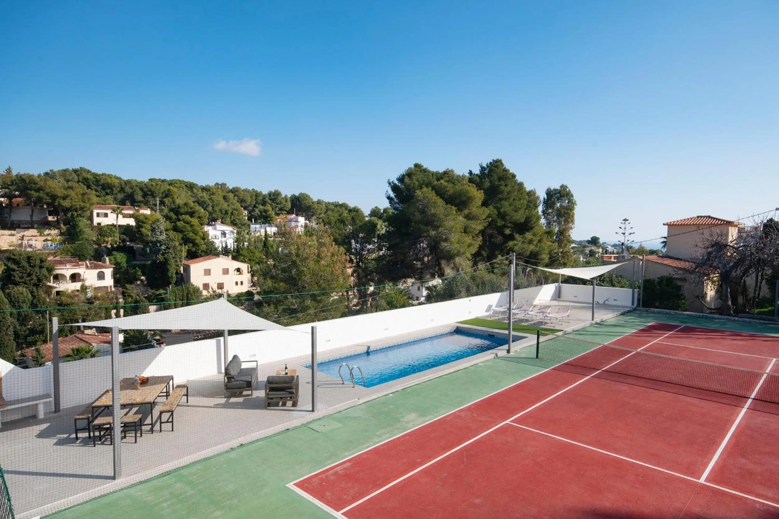 Sara 8 - free WIFI, chill-out, private pool, private tennis court - by Holiday Rentals Villamar