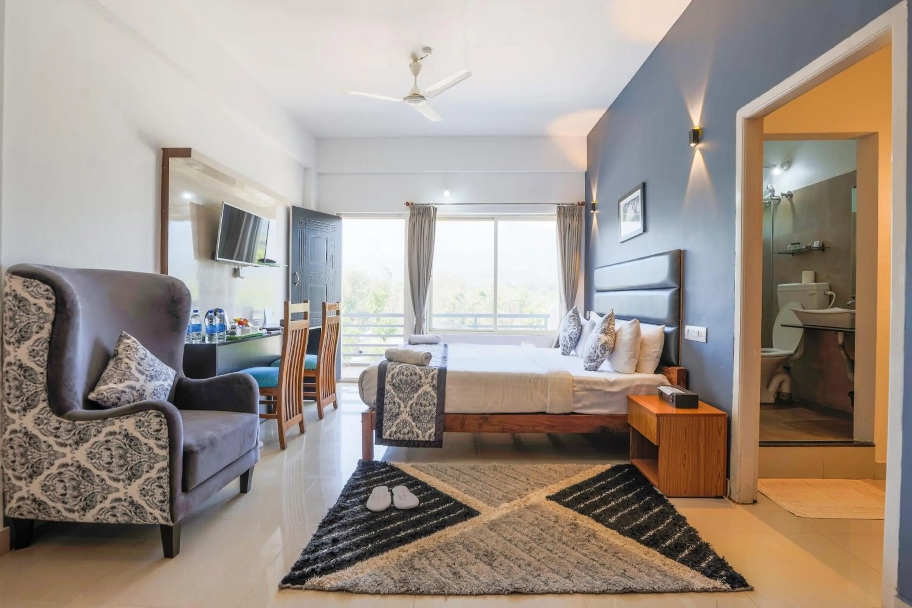 Bedroom, Bed in The Blossom Resort - Chikmagalur