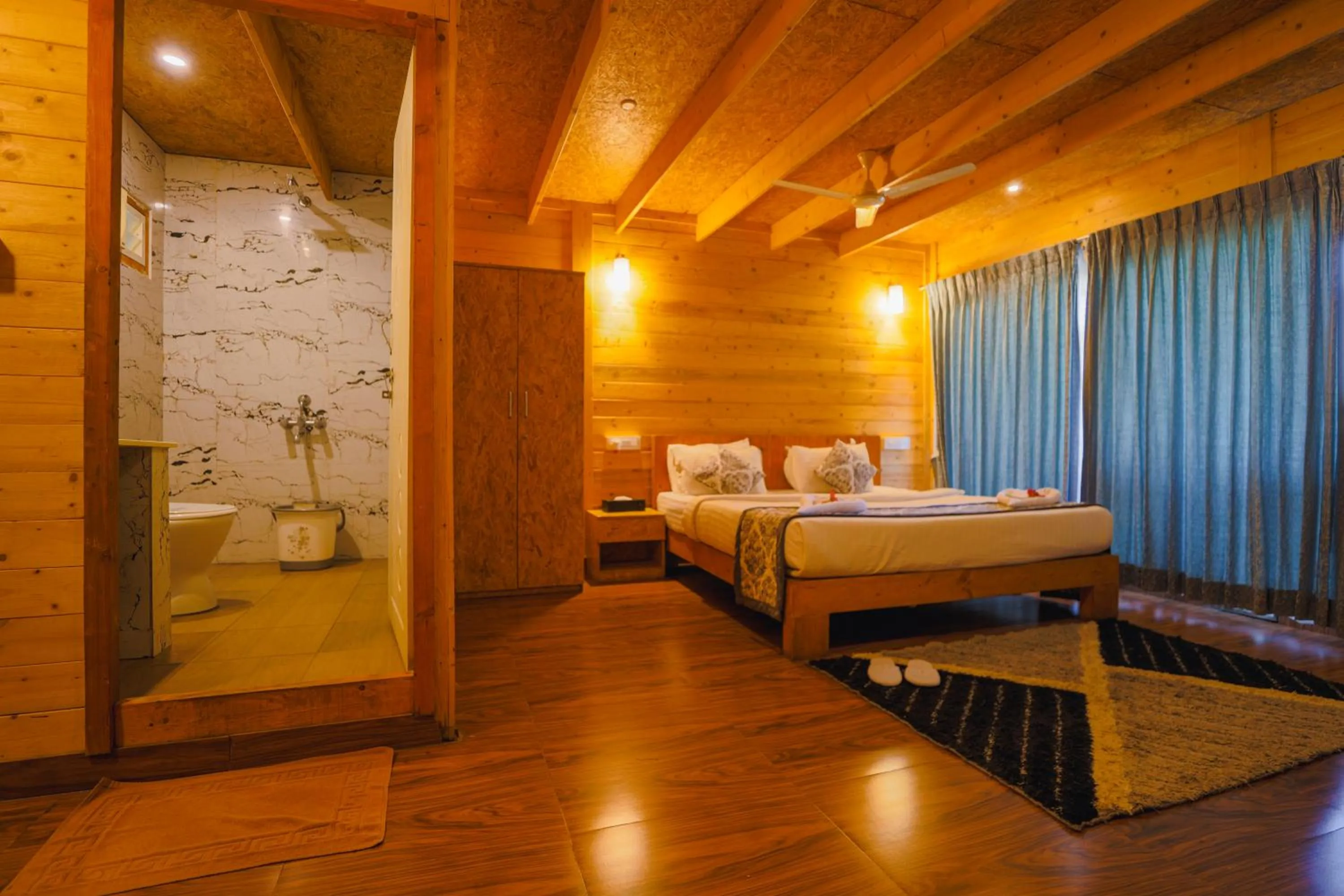 Bedroom, Bed in The Blossom Resort - Chikmagalur
